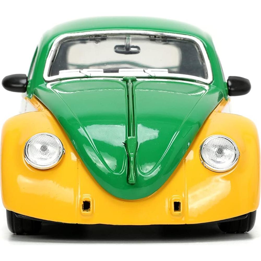 Juguete Jada Tortugas Ninja Volkswagen Beetle 1959 + Michelangelo