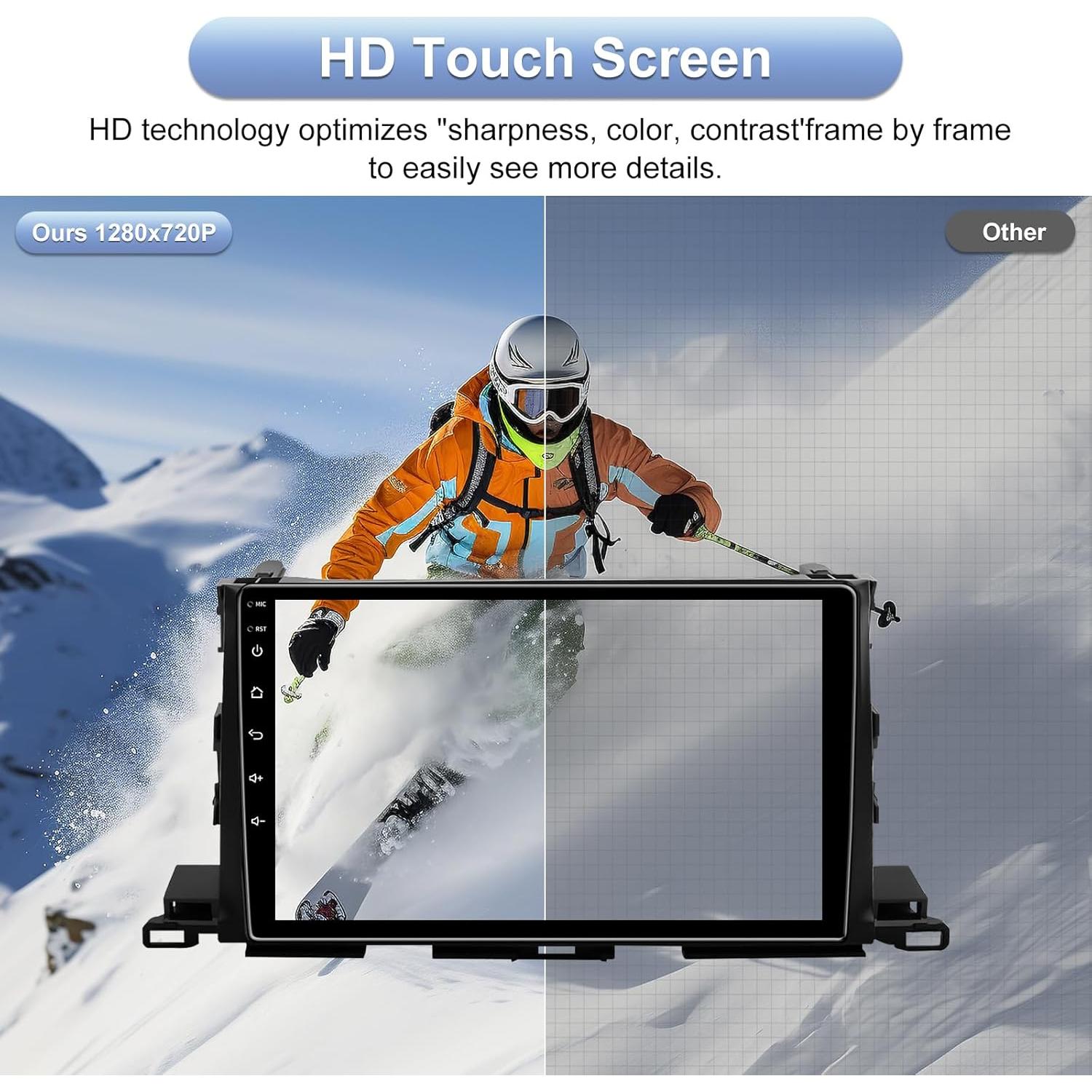 Estéreo de Coche TopWeb para Toyota Highlander 2014-2019 10"