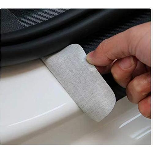 Protector de Umbral de Puerta MAXDOOL 4Pcs Fibra Carbono Azul