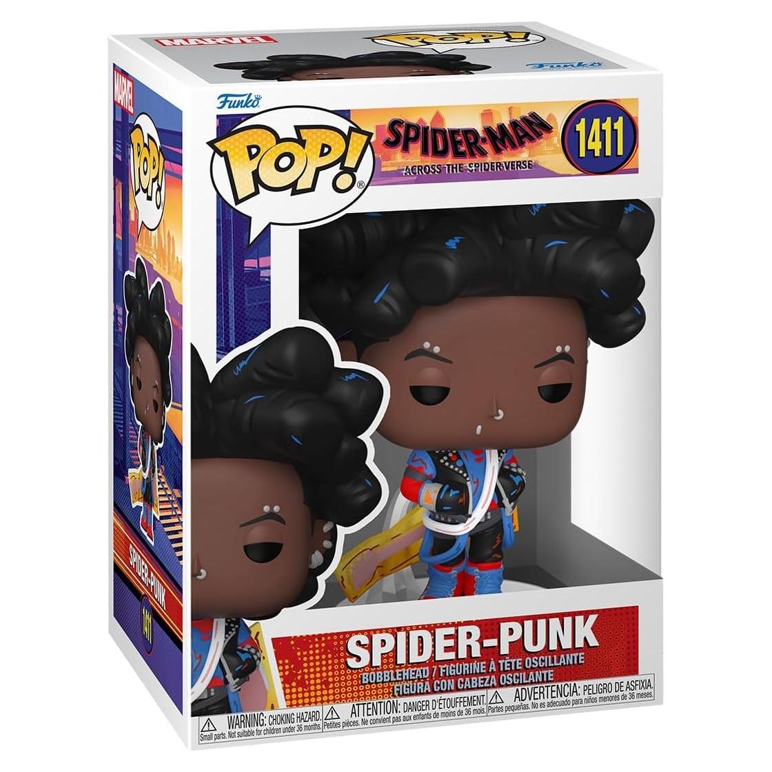 Funko POP! Spider-Punk Sin Máscara 12.57 cm Vinilo Coleccionable