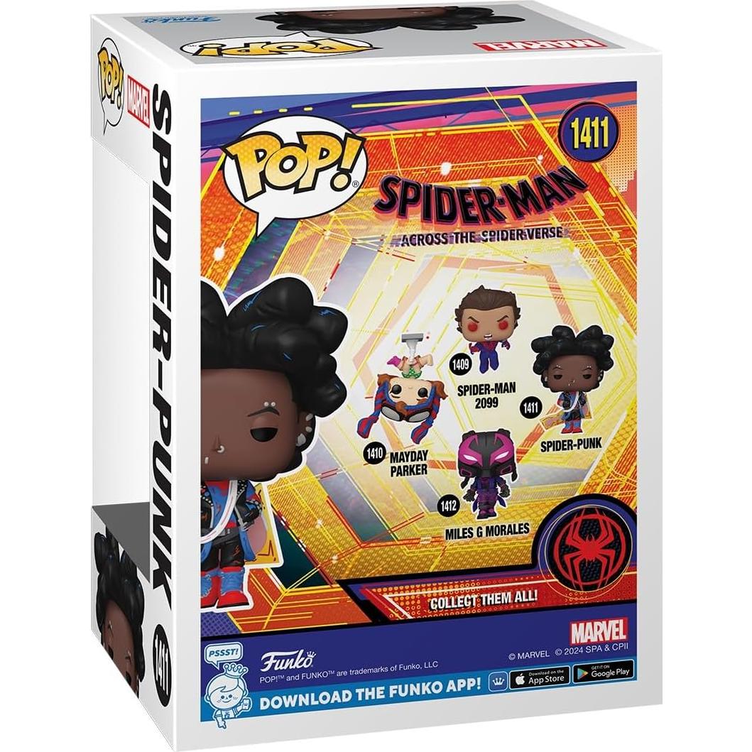 Funko POP! Spider-Punk Sin Máscara 12.57 cm Vinilo Coleccionable