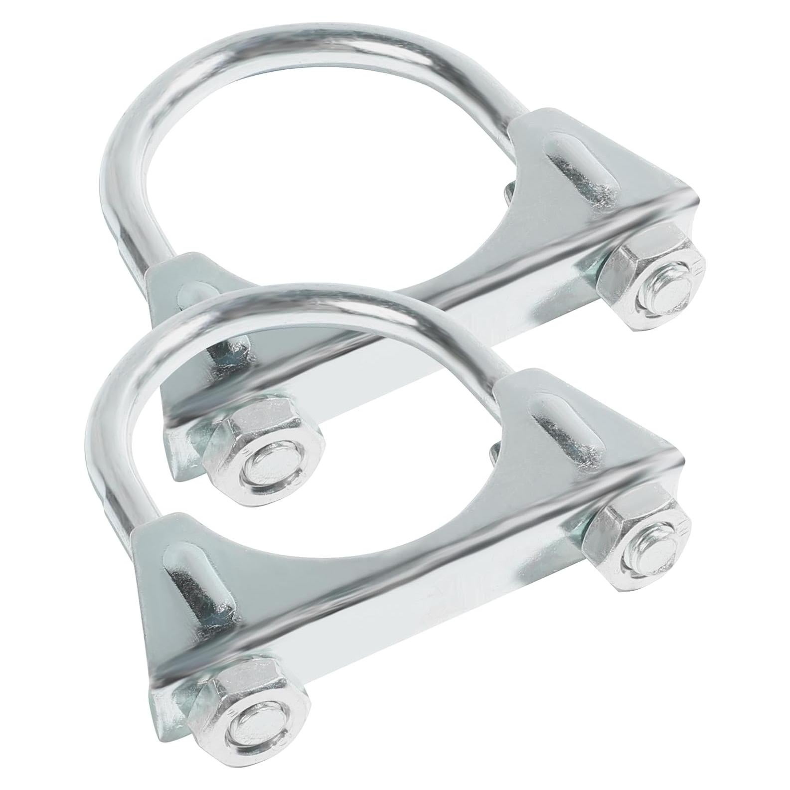 Abrazaderas de Escape de Coche SCUARI 1.5" Acero al Carbono 2 Pcs