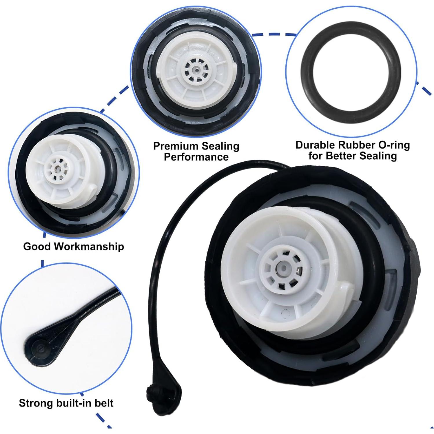 Tapa de Gas Maxsolve 52100552AG para Jeep y Chrysler