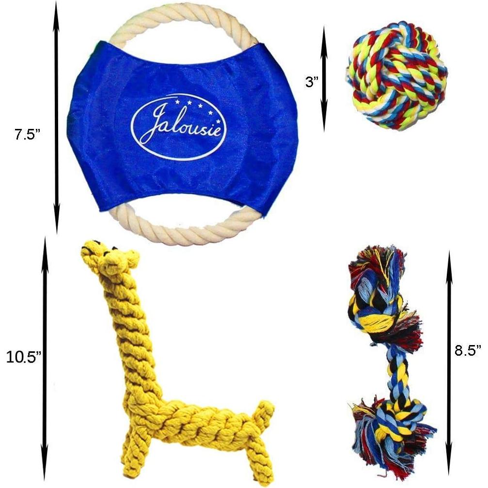 Juguete de Cuerda para Perros Jalousie 14 Piezas Multicolor