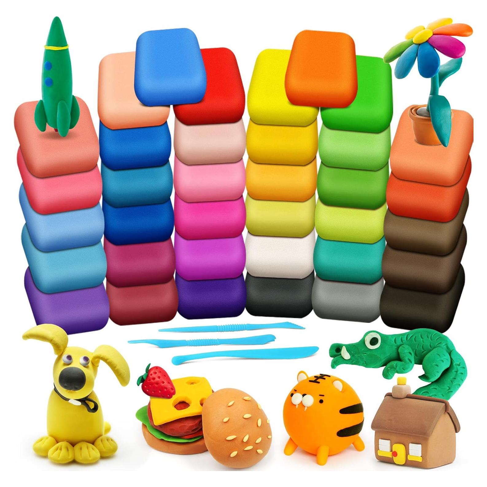 Arcilla Secada al Aire ESSENSON Magic Clay 36 Colores