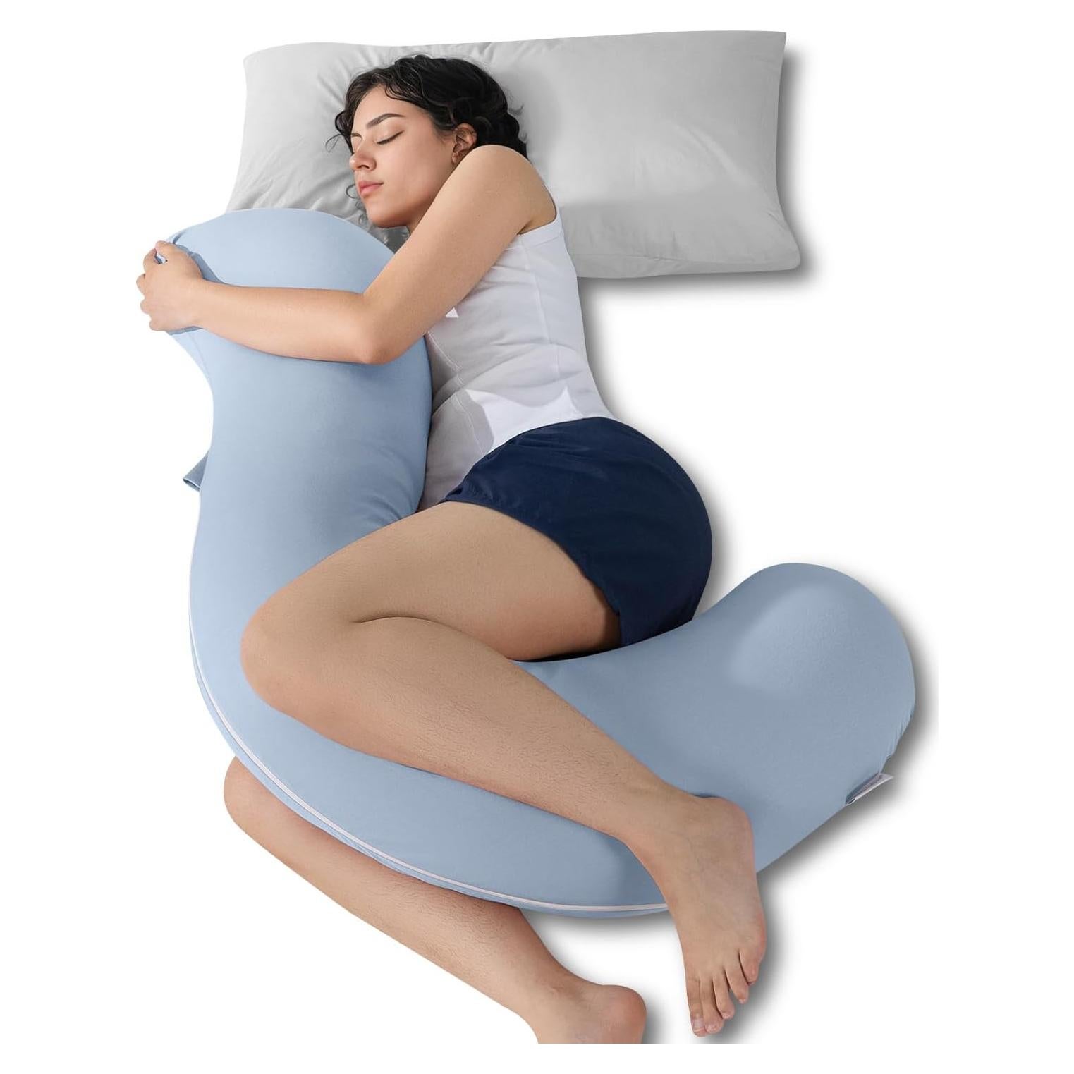 Almohada Corporal Refrigerante QUEEN ROSE 104 cm Azul