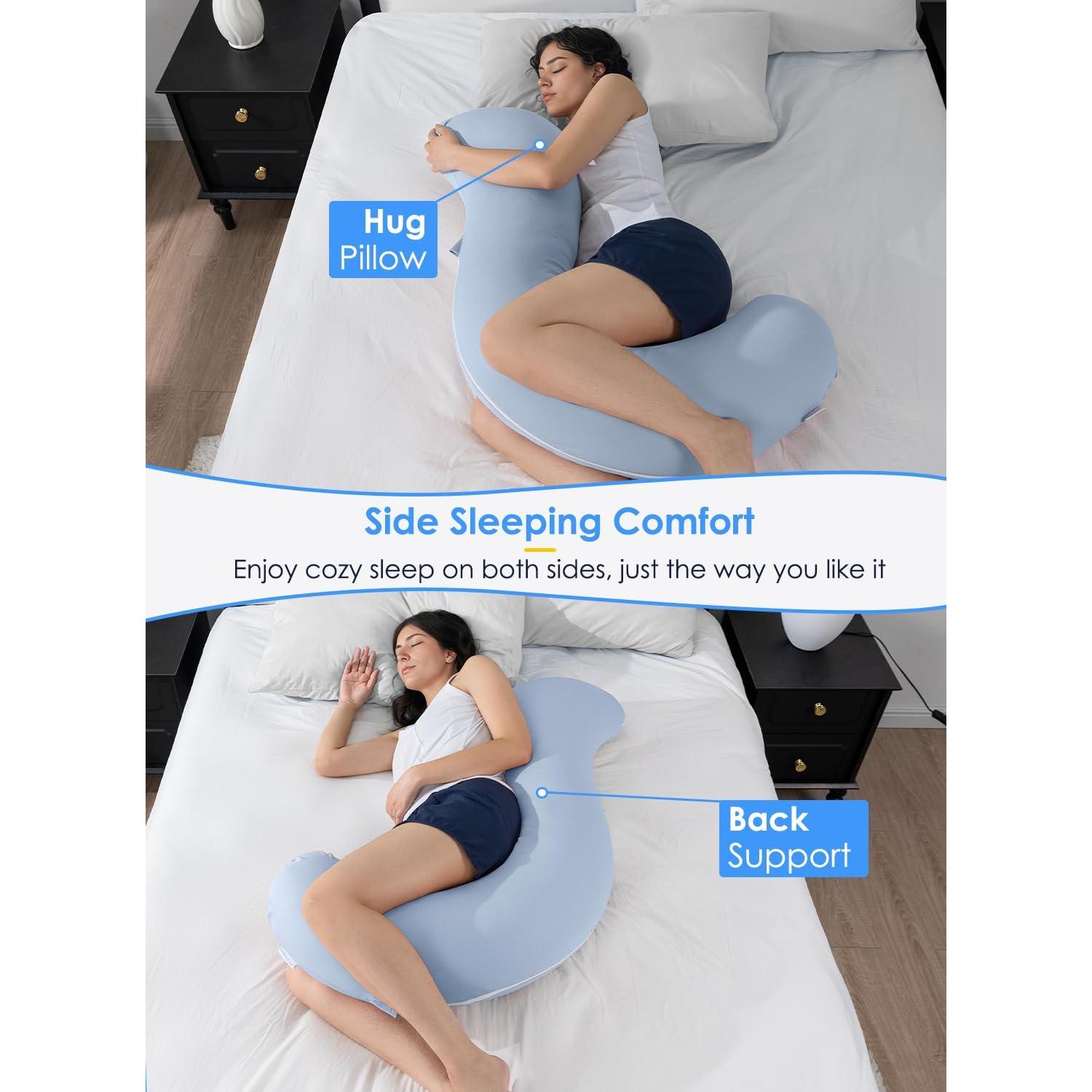 Almohada Corporal Refrigerante QUEEN ROSE 104 cm Azul