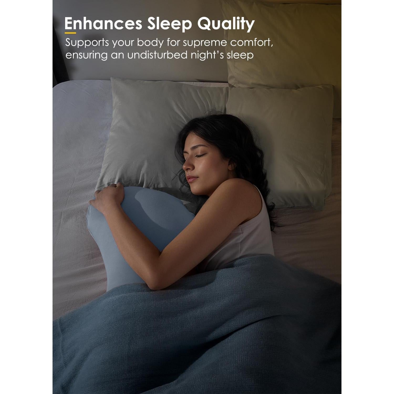 Almohada Corporal Refrigerante QUEEN ROSE 104 cm Azul