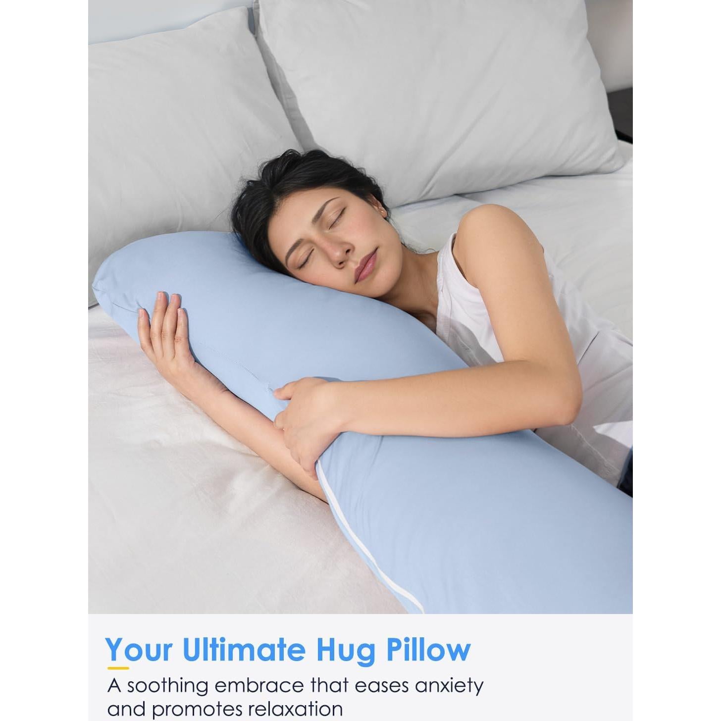 Almohada Corporal Refrigerante QUEEN ROSE 104 cm Azul