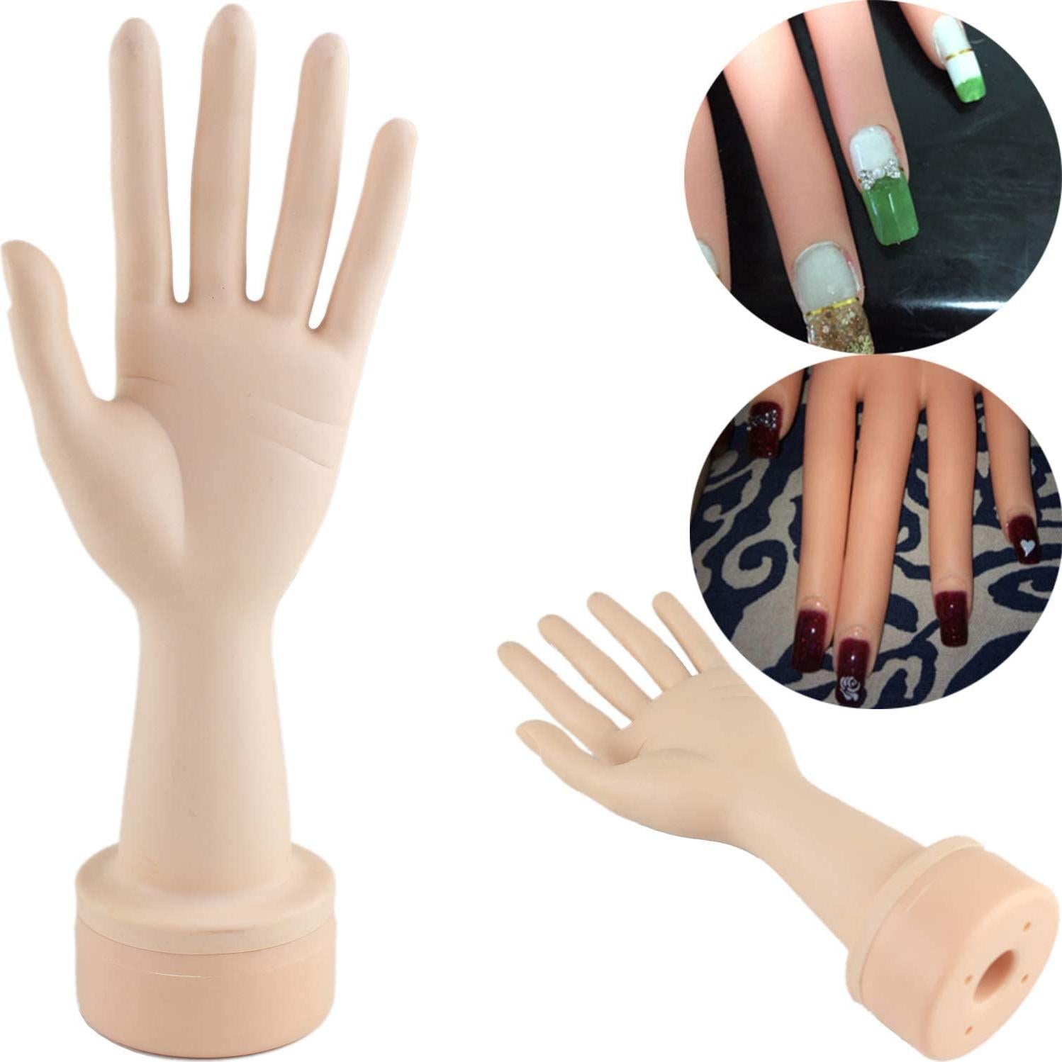 Maniquí Flexible para Manicura Voloria con Dedos Suaves