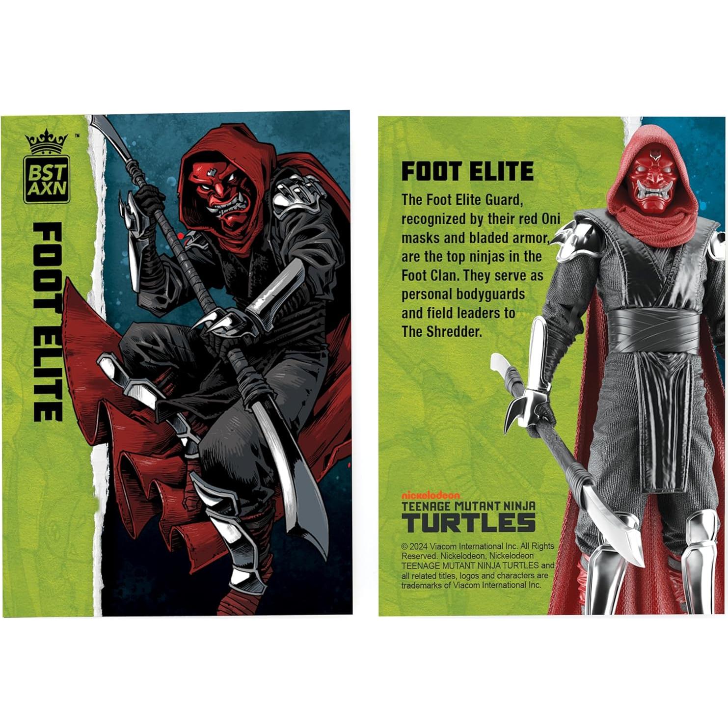 Figura de Acción Tortugas Ninja BST AXN Foot Elite 12.7 cm