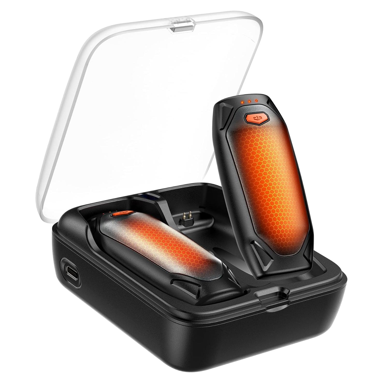 Calentadores de Manos Recargables Kesguar N4 14000mAh 2 Piezas