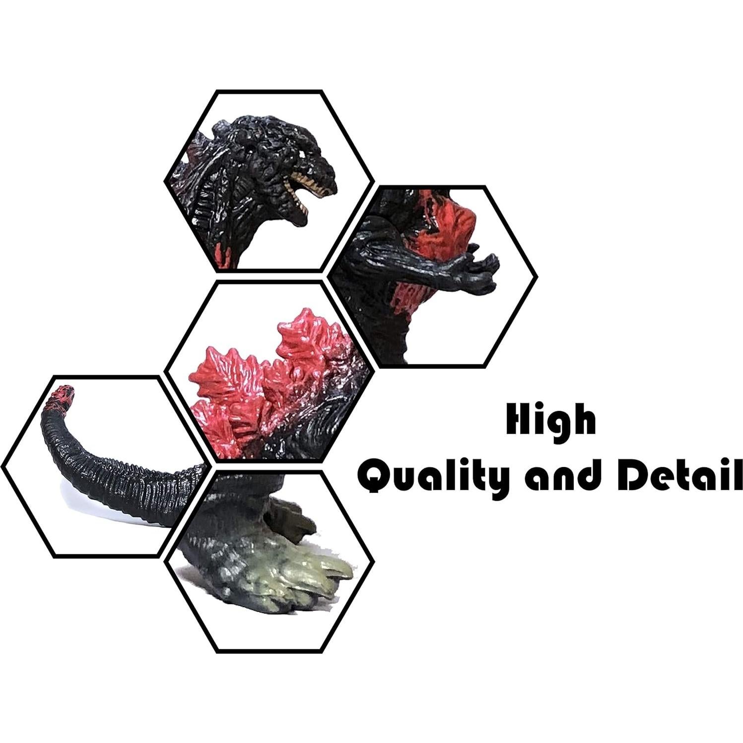 Juego de 8 Figuras Godzilla TwCare 9.4 cm Juguetes Móviles