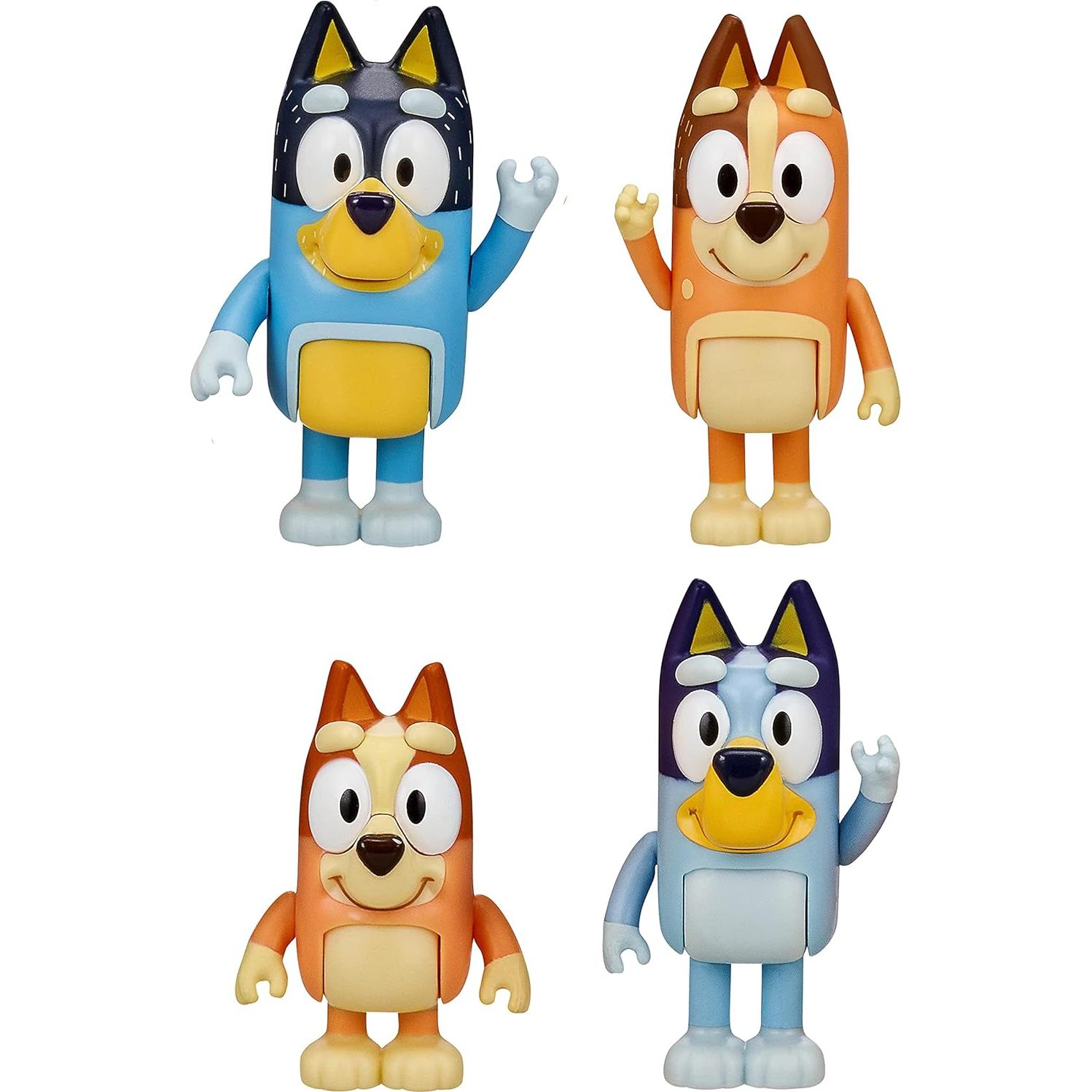 Figuras de la Familia Bluey 4-Pack Moose Toys - 8,23 cm