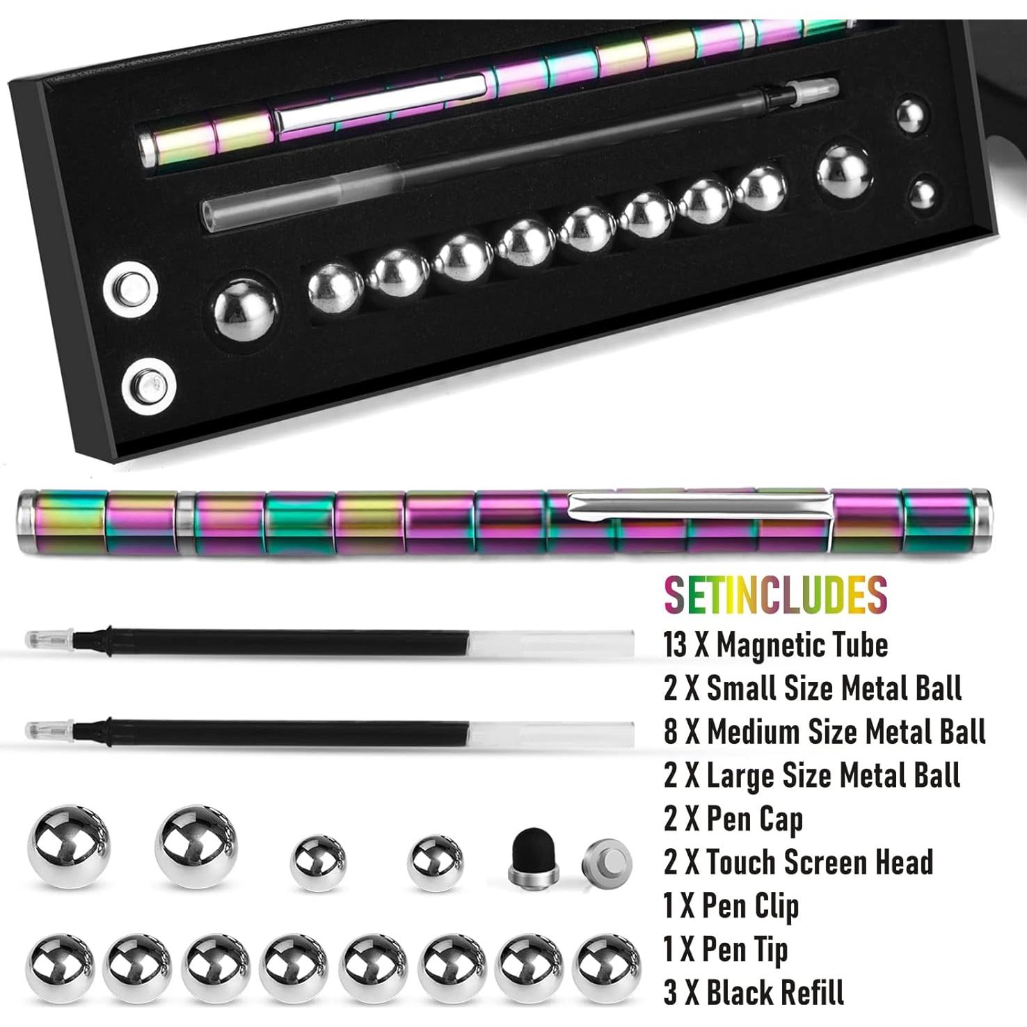 Lápiz Fidget LARAH Magnético 17.97x9.50cm Alivio Estrés