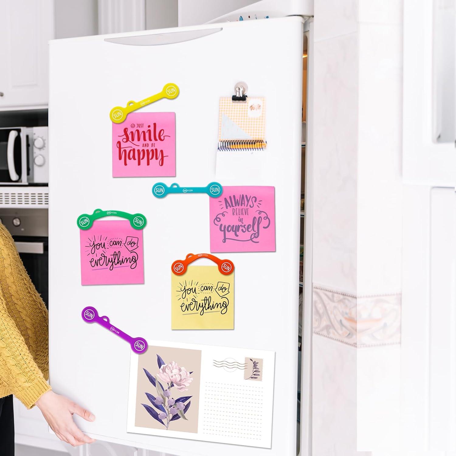 Clips Organizadores de Cable SUNFICON - Paquete de 10 Multicolor