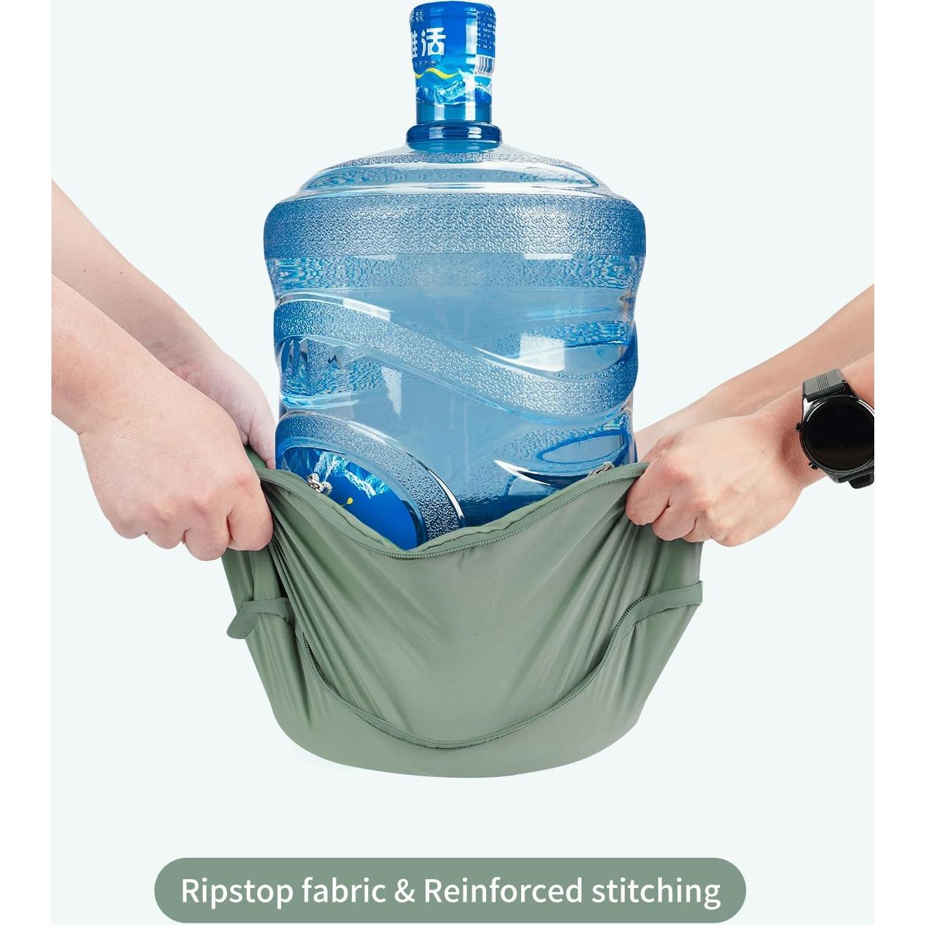 Set de 5 Cubos de Compresión ECOHUB para Maletas Verde