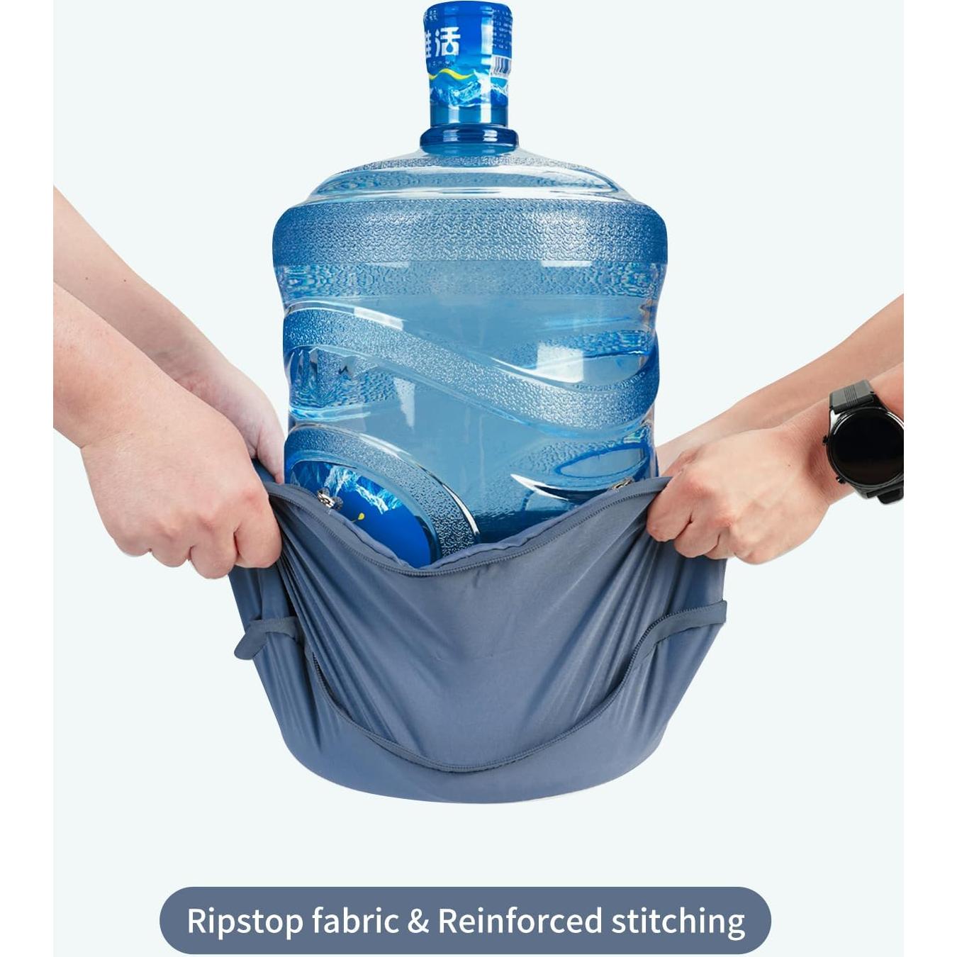 Set de 5 Cubos de Compresión ECOHUB para Maletas Azul