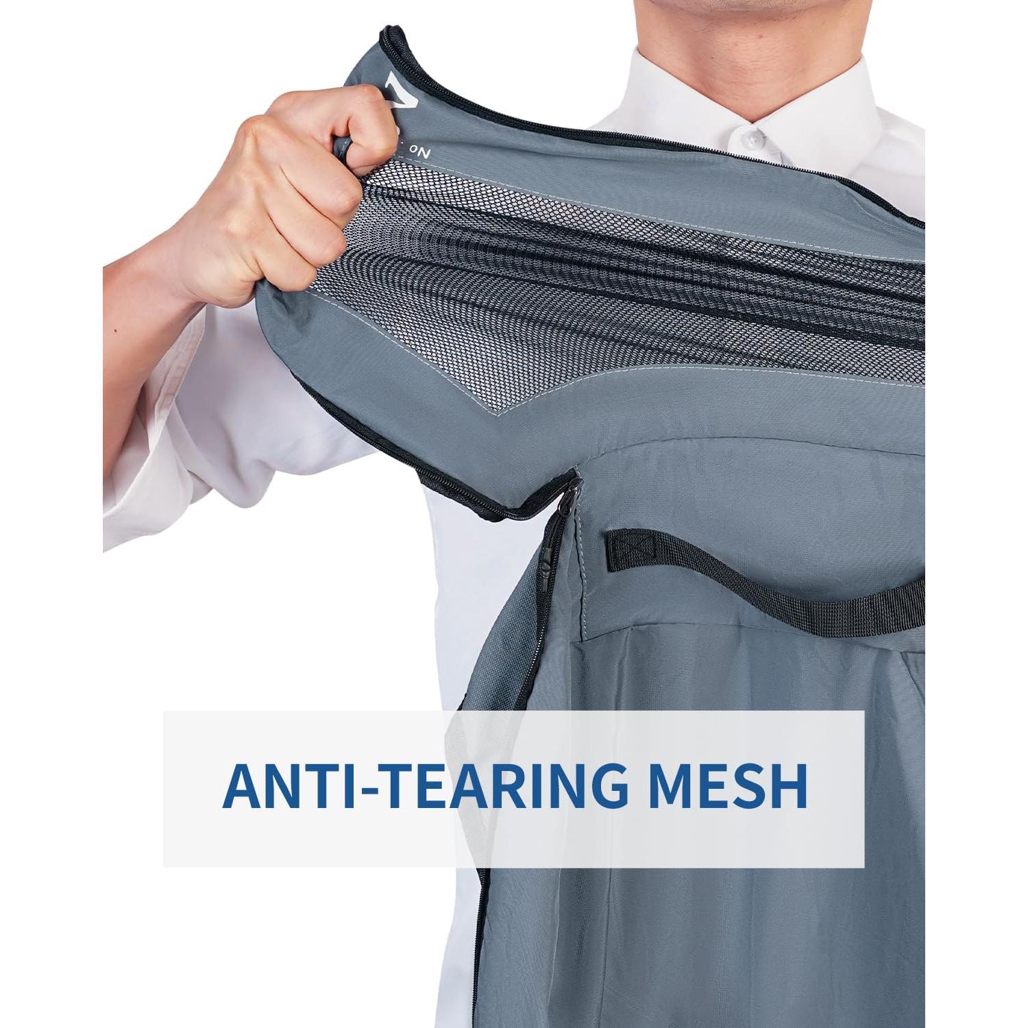 Juego de 7 Cubos de Empaque ECOHUB Gris - Organizadores de Viaje