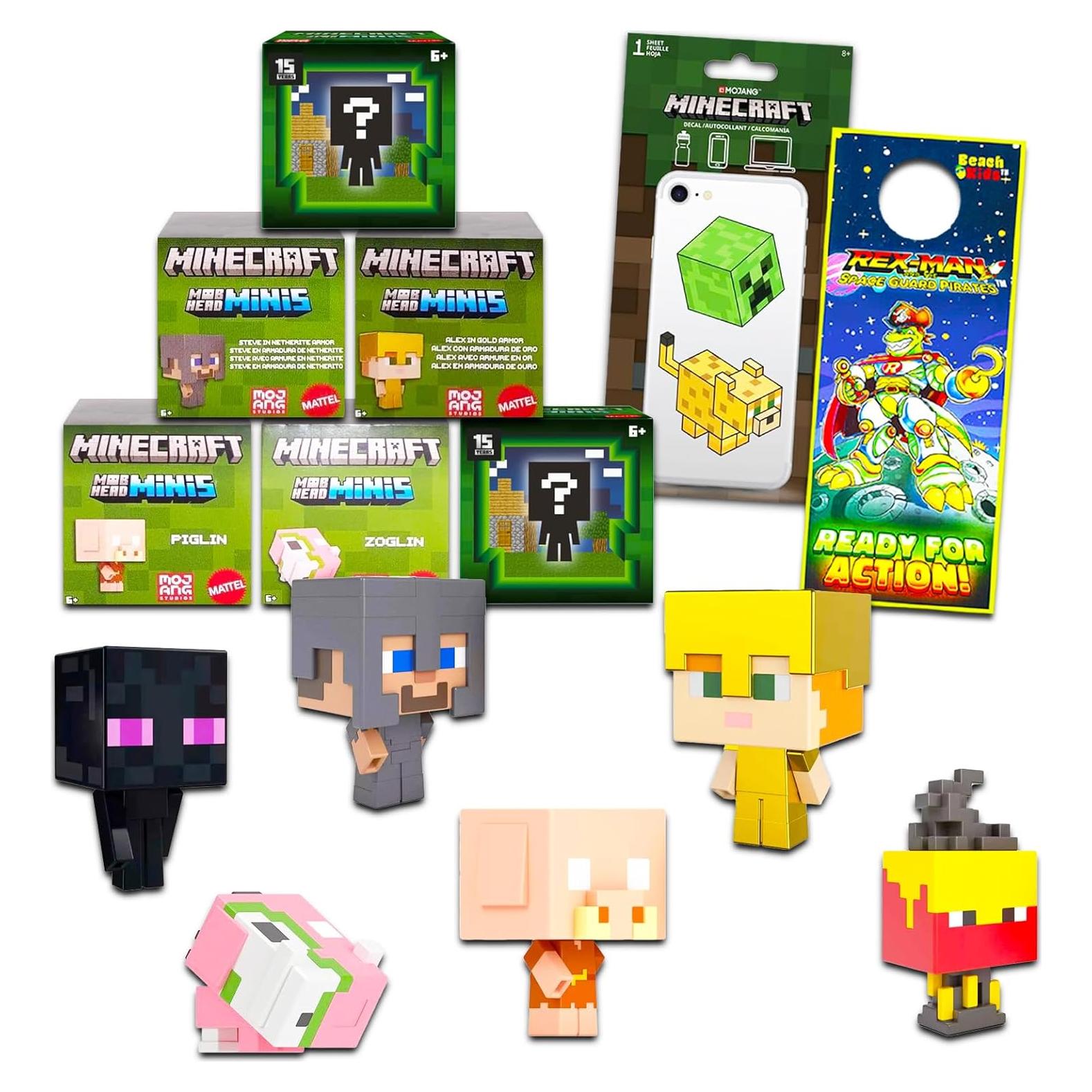 Conjunto de Mini Figuras Minecraft UPD 6 Personajes 2.54cm