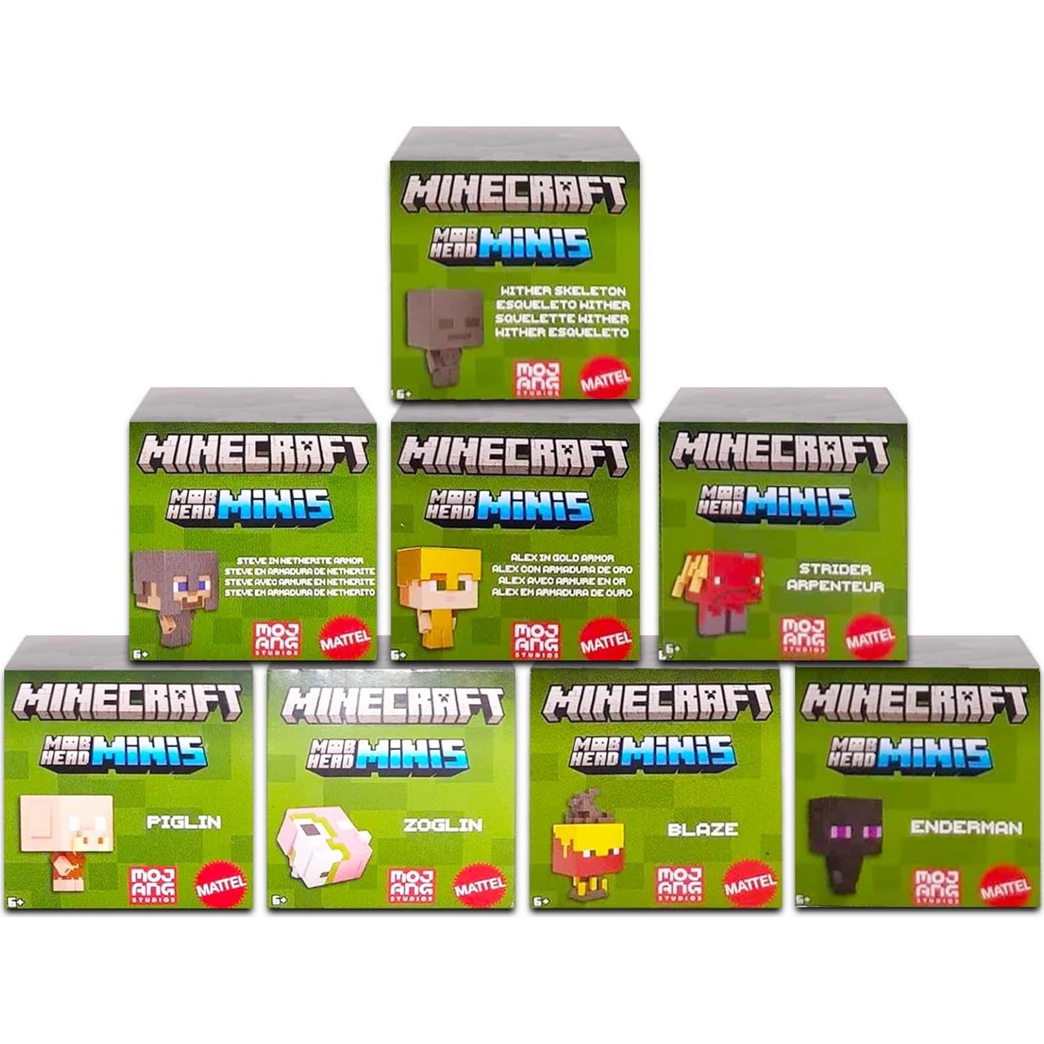 Conjunto de Mini Figuras Minecraft UPD 6 Personajes 2.54cm