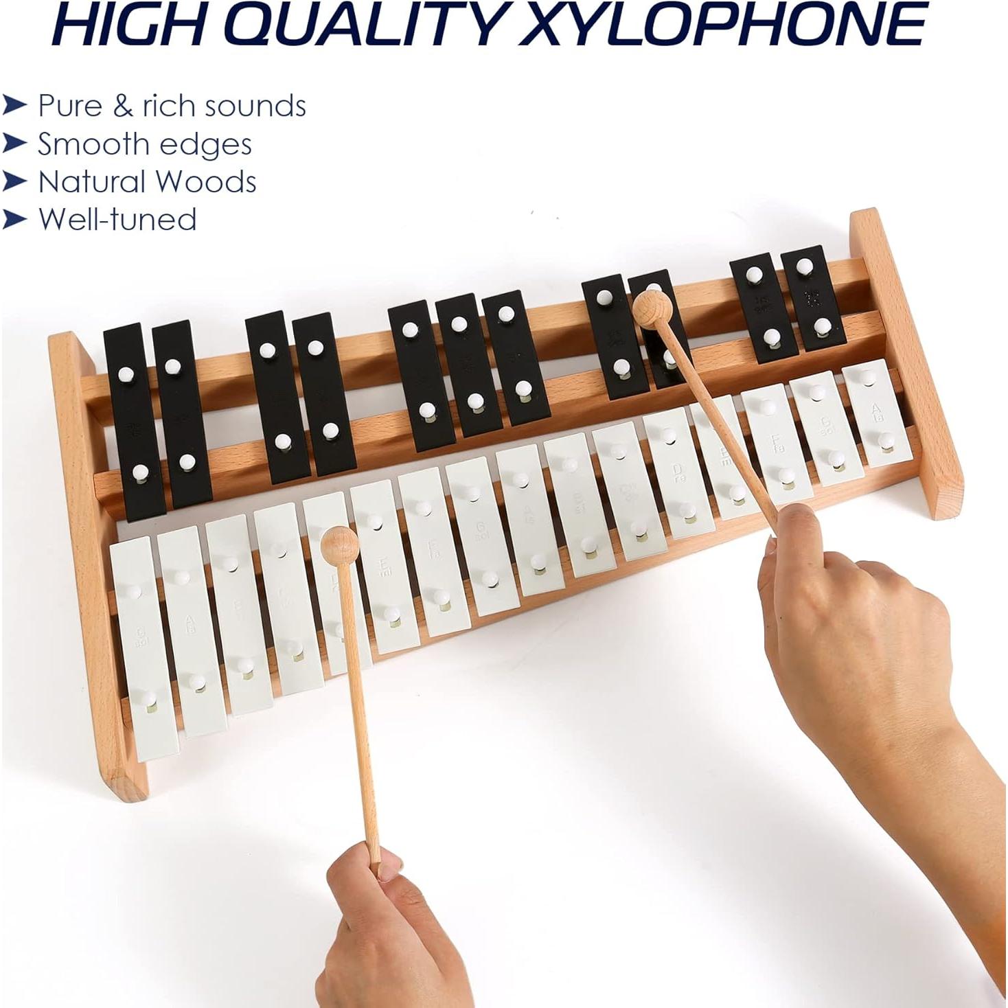 Xilófono MiniArtis 27 Notas con Estuche y Baquetas