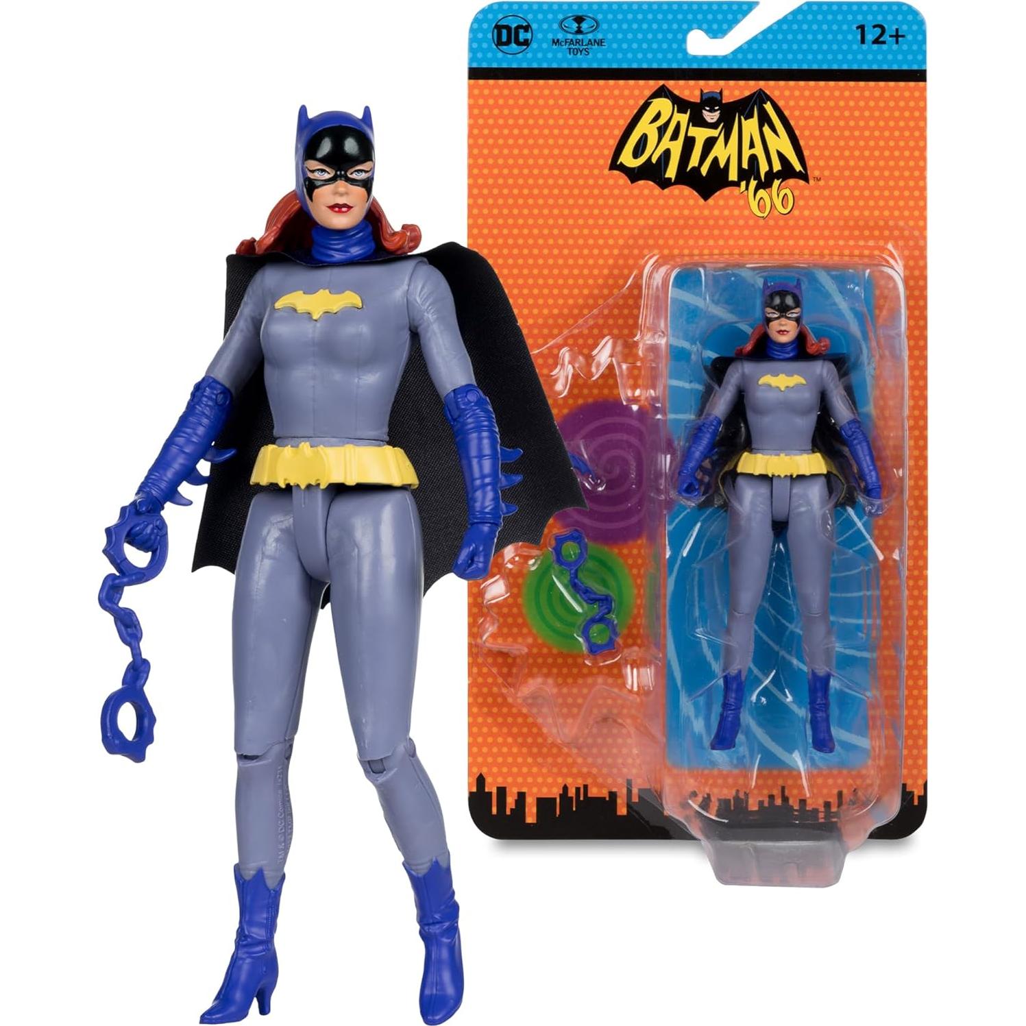 Figura de Acción Retro DC McFarlane 6 Piezas Batman 66'