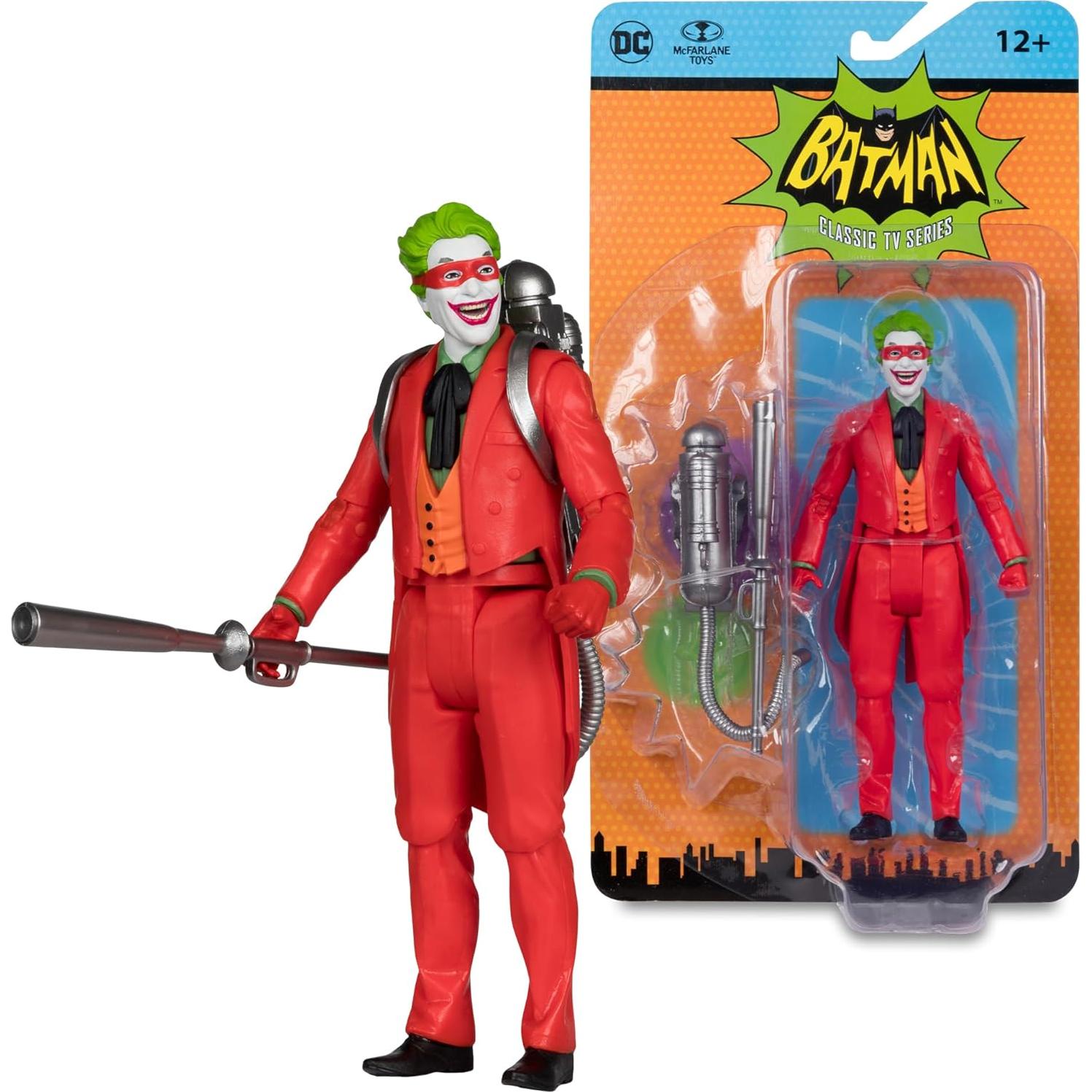 Figura de Acción Retro DC McFarlane 6 Piezas Batman 66'