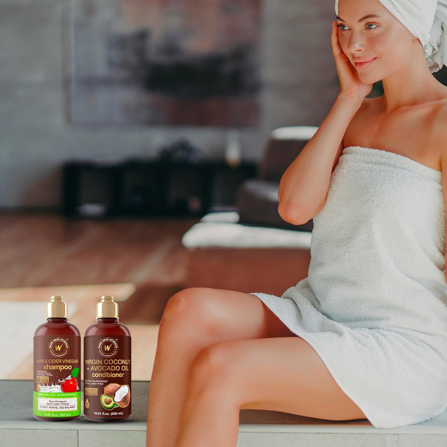 Dúo Champú y Acondicionador WOW Skin Science 500 ml