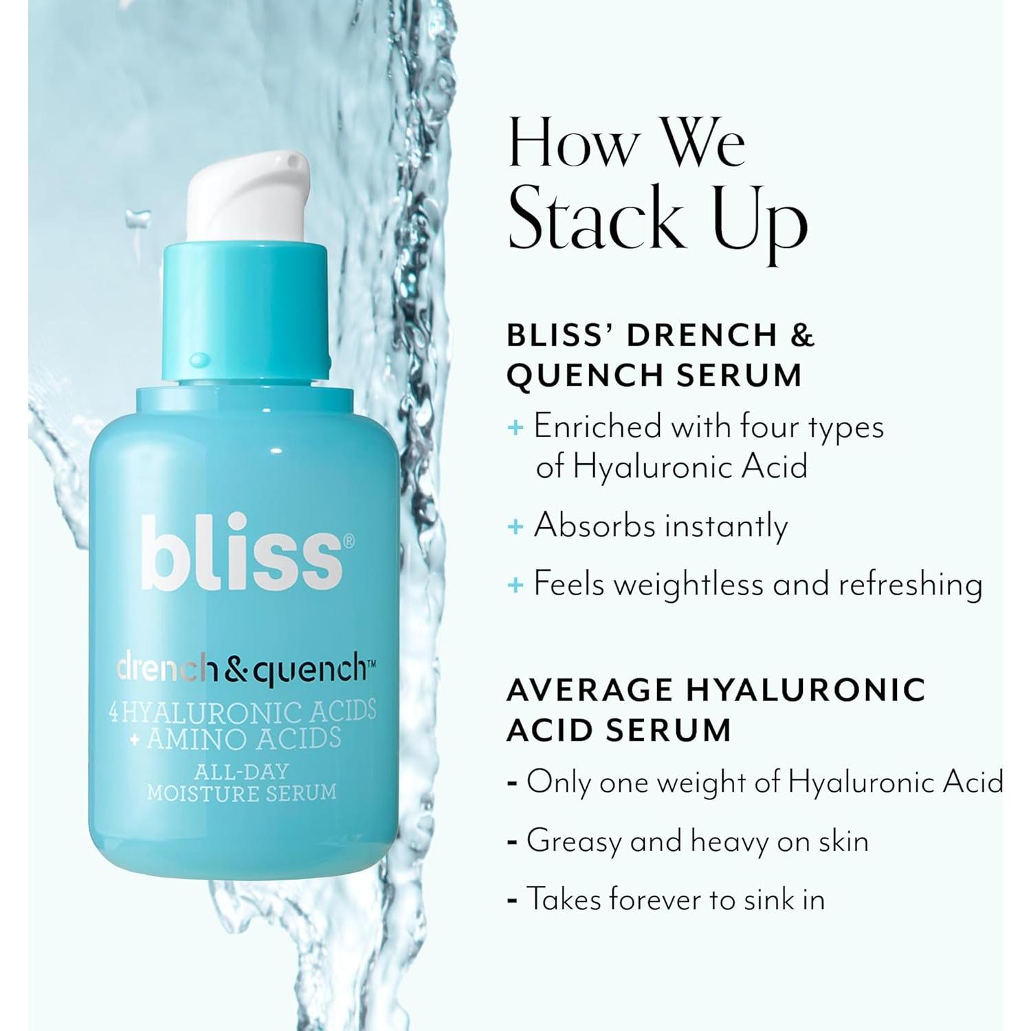 Sérum Facial Bliss Ácido Hialurónico 29.57 ml Hidratante