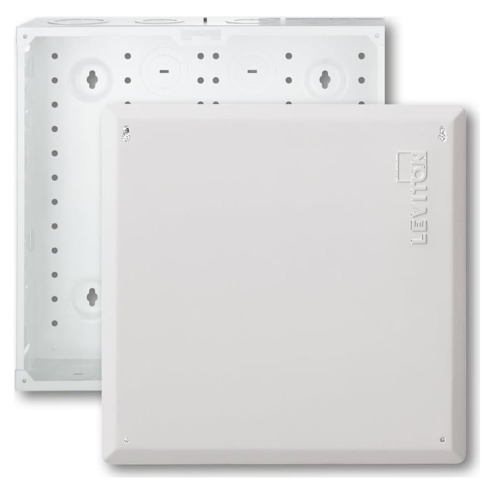 Caja de Medios Estructurados Leviton 47605-140 Blanca 396.7x389.1x97.2 mm