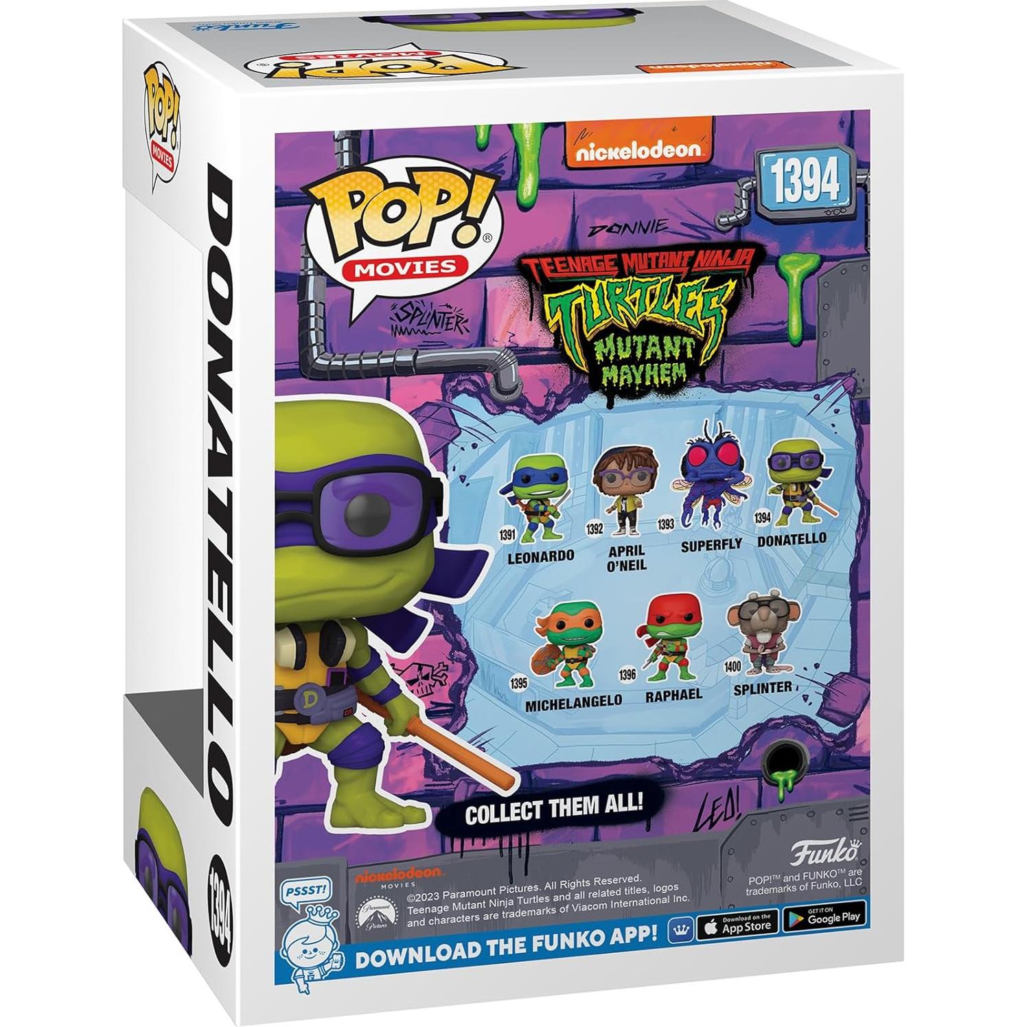 Funko Pop! Tortugas Ninja Donatello Figura Vinilo 9.5 cm