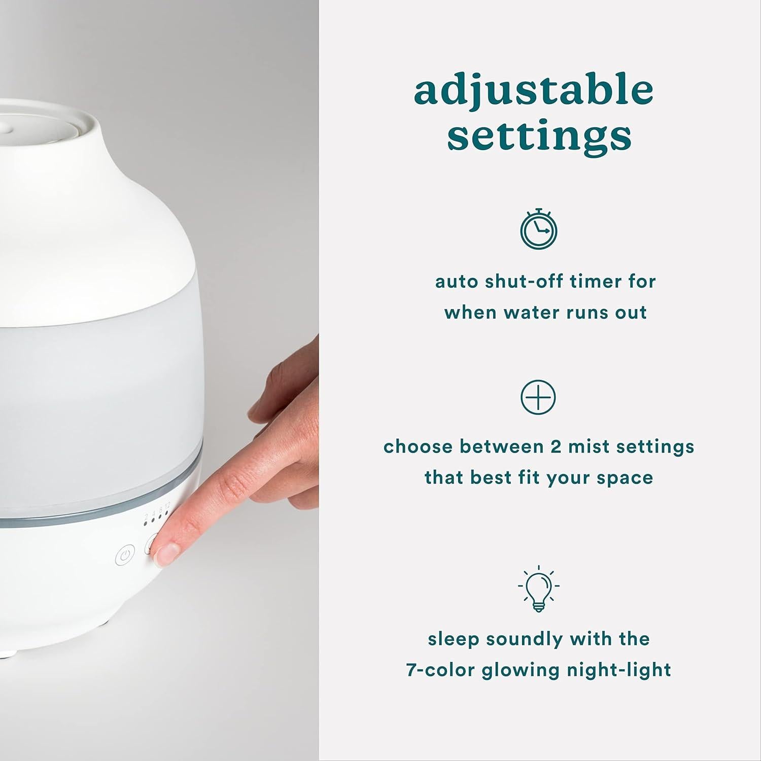 Humidificador TotalComfort Homedics 1.89L Nebulización Fría