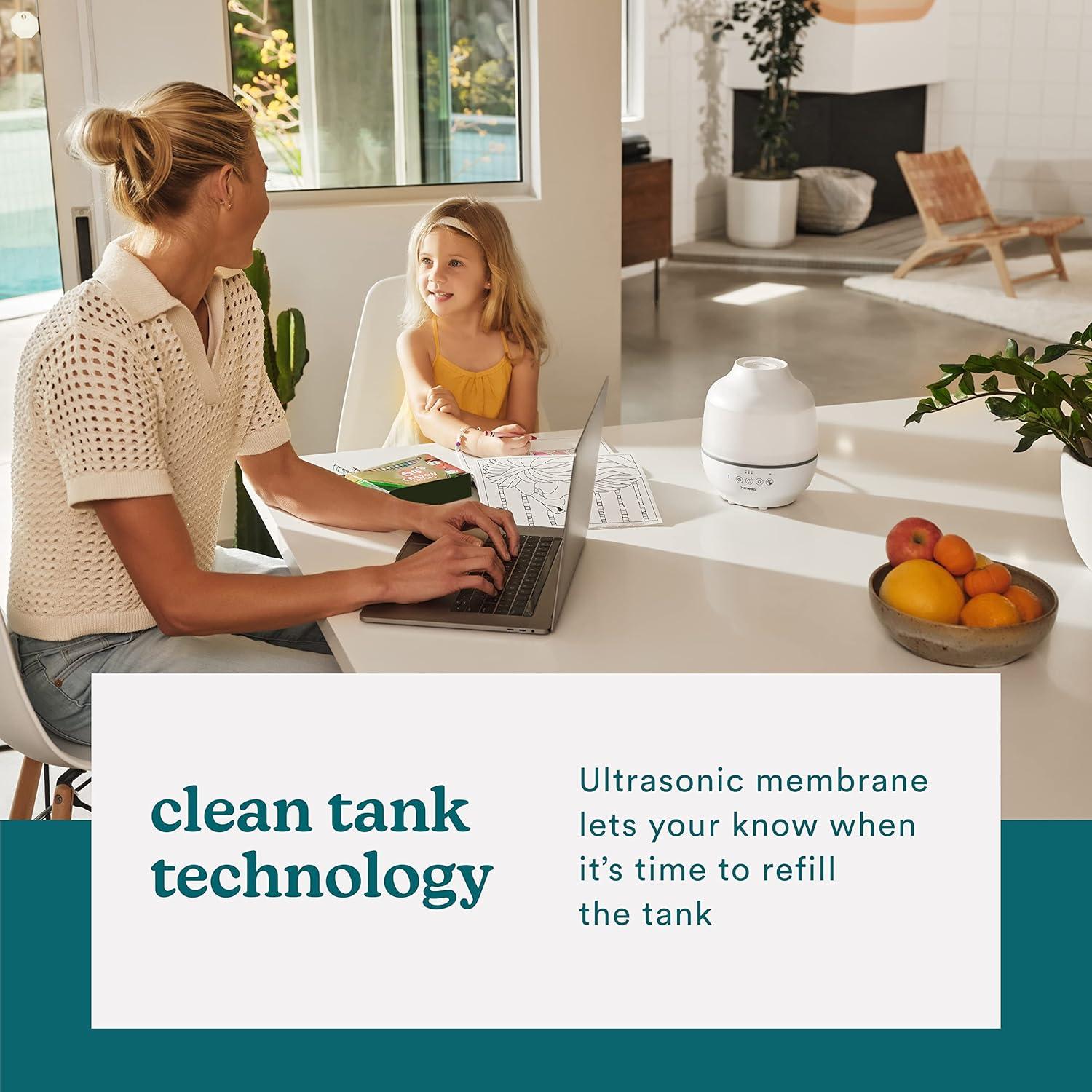 Humidificador TotalComfort Homedics 1.89L Nebulización Fría