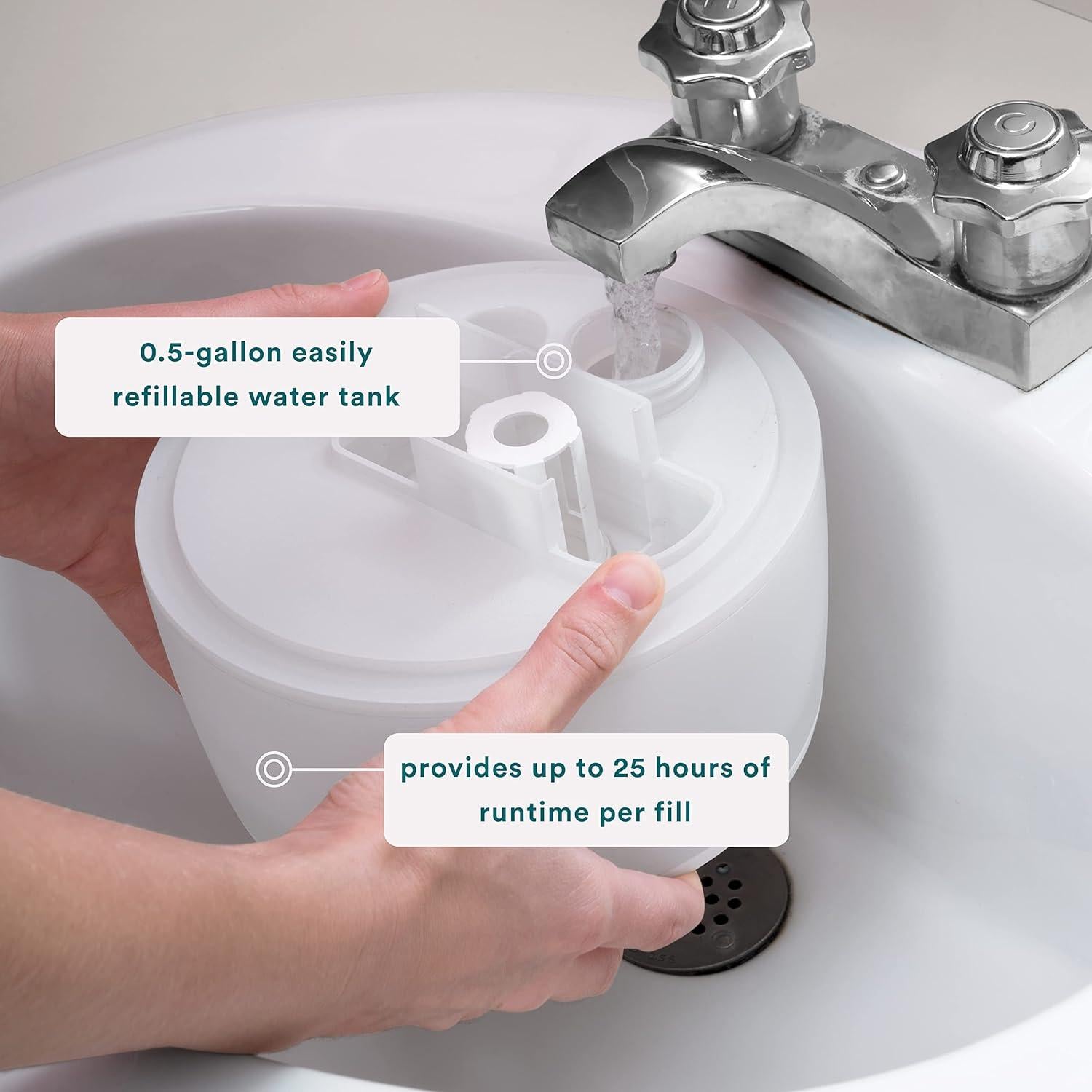 Humidificador TotalComfort Homedics 1.89L Nebulización Fría