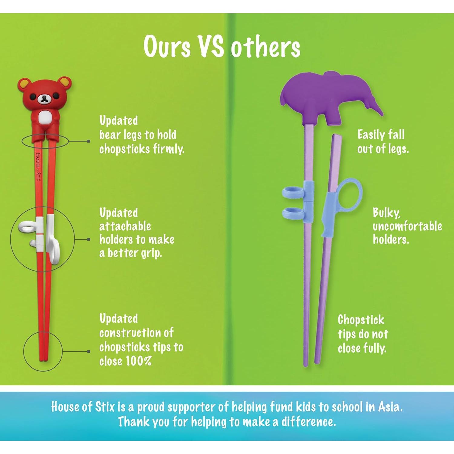 Palillos de Entrenamiento para Niños y Adultos House of Stix 4-Pack