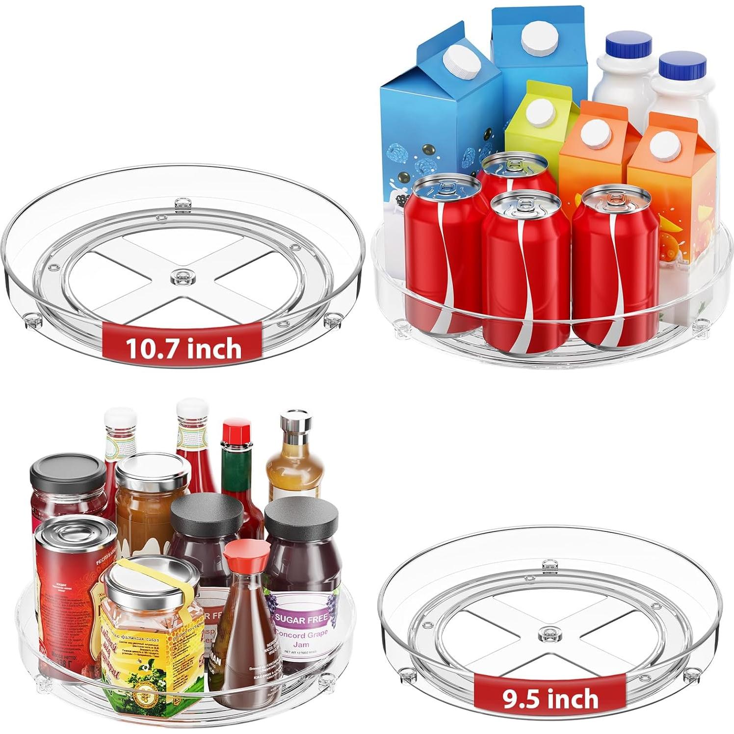 Organizadores Giratorios Lazy Susan Optish 24.1 y 27.2 cm