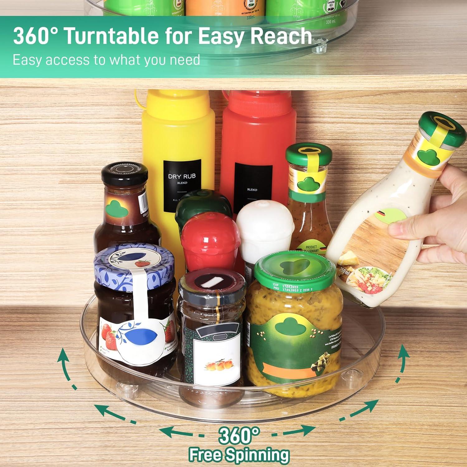 Organizadores Giratorios Lazy Susan Optish 24.1 y 27.2 cm