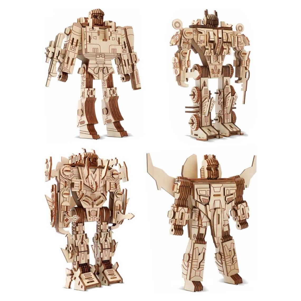 Rompecabezas 3D de Robot de Madera Cherish tea CH-208L