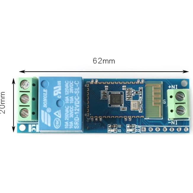 Módulo Relé Bluetooth 12V JESSINIE Control Remoto Inalámbrico