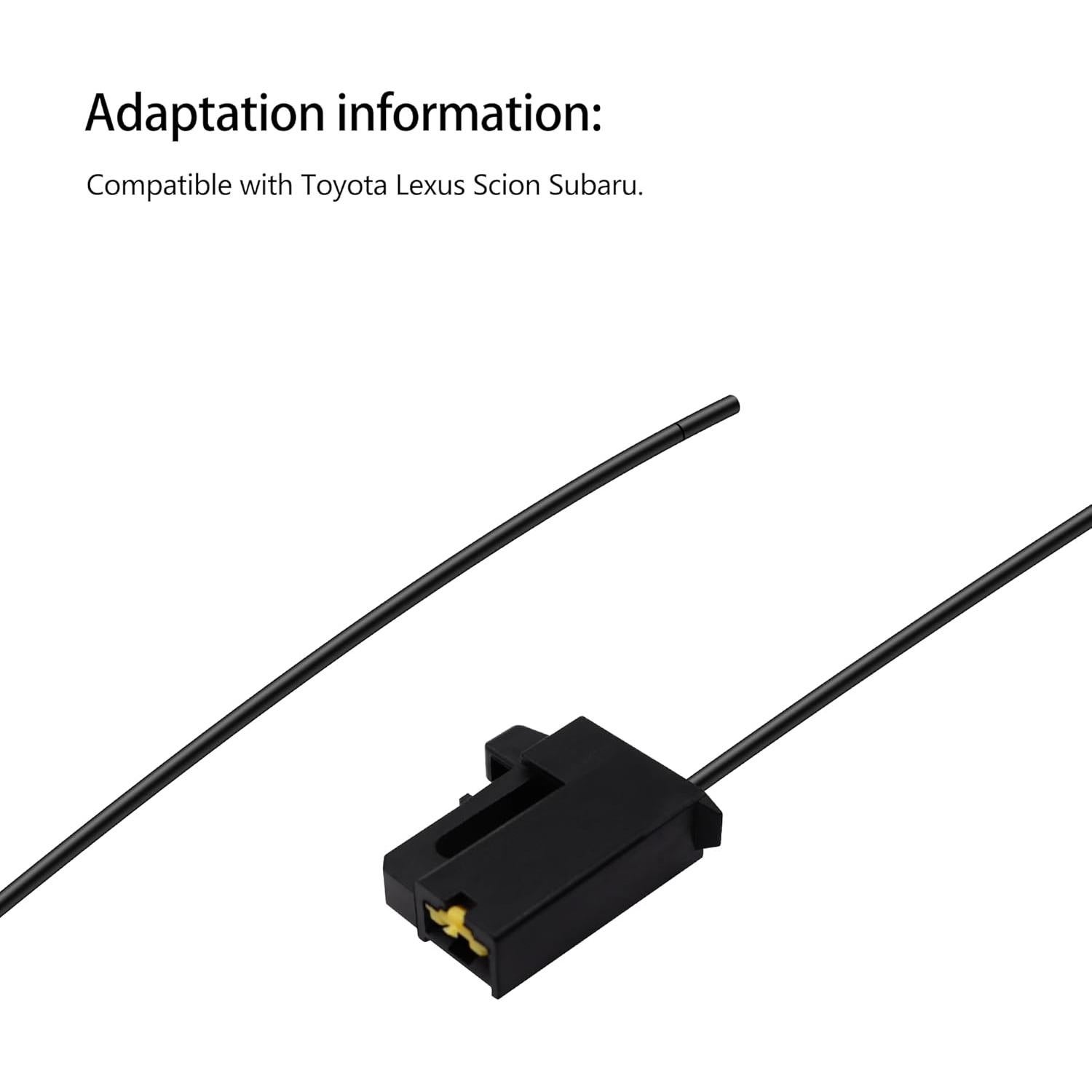 Conector de bocina 1 vía HiSport 90980-10619 para Toyota