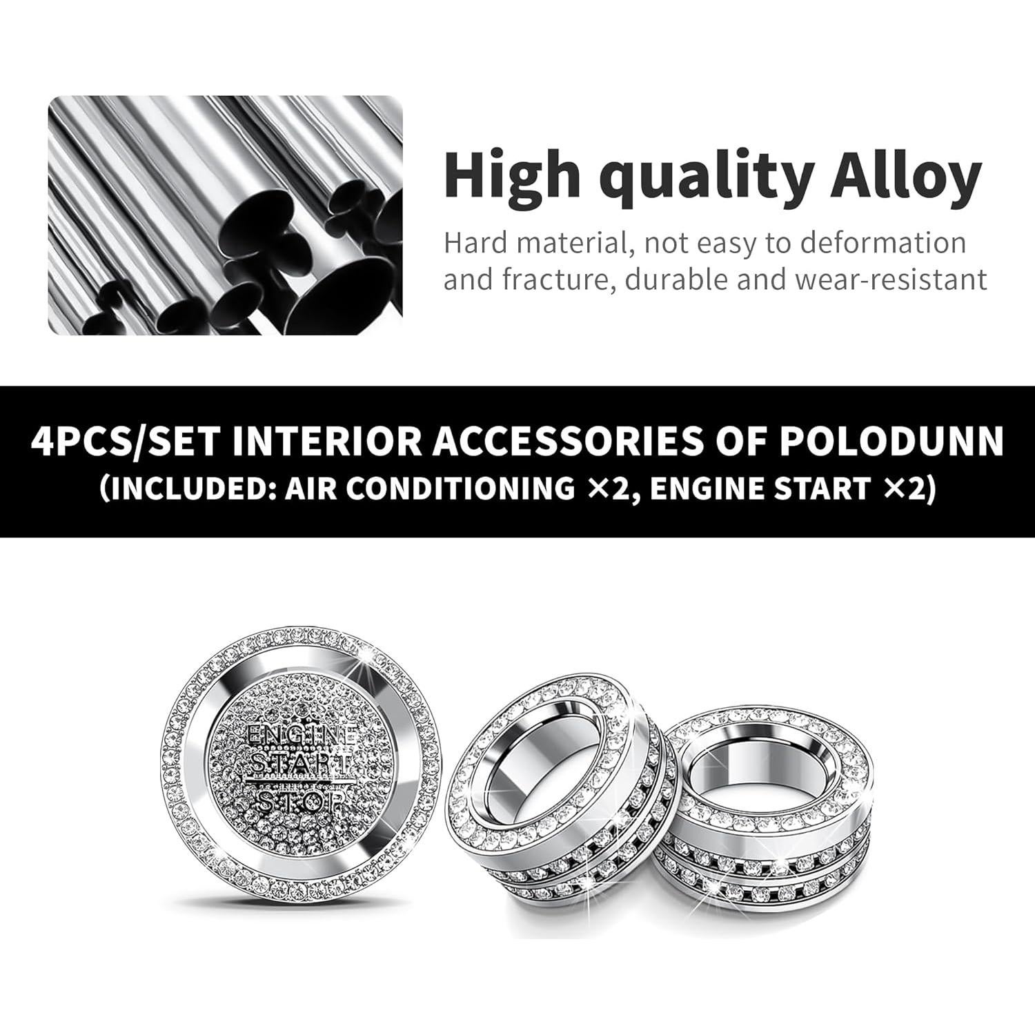 Accesorios Toyota Corolla Hybrid 2022-2025 - Cubiertas de Pomo de Aluminio