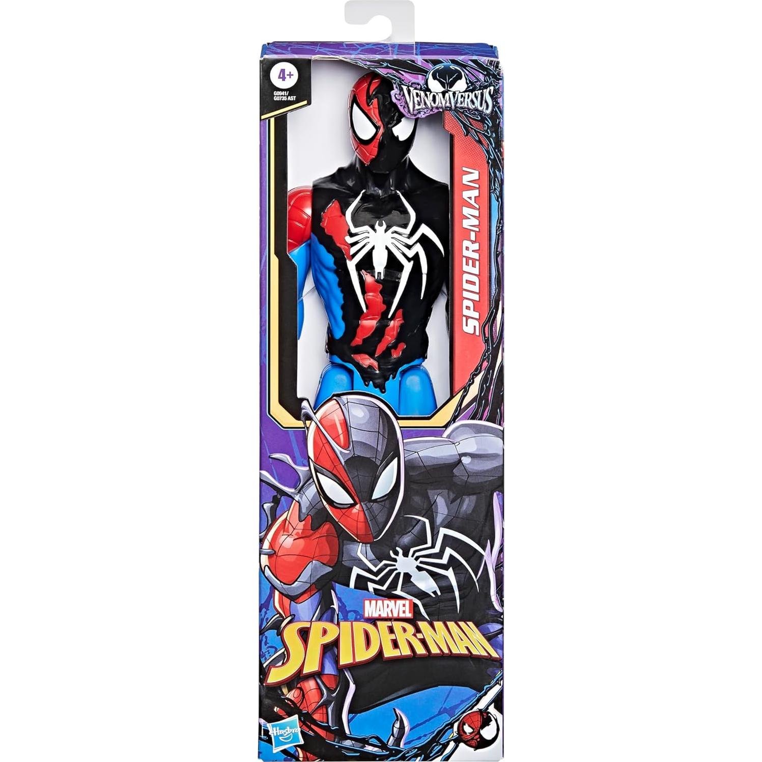 Spider-Man Marvel VenomVersus Titan Hero Series Action Figure, 12-Inch (30 cm) Super Hero Action Figures & Toys for Kids Ages 4+