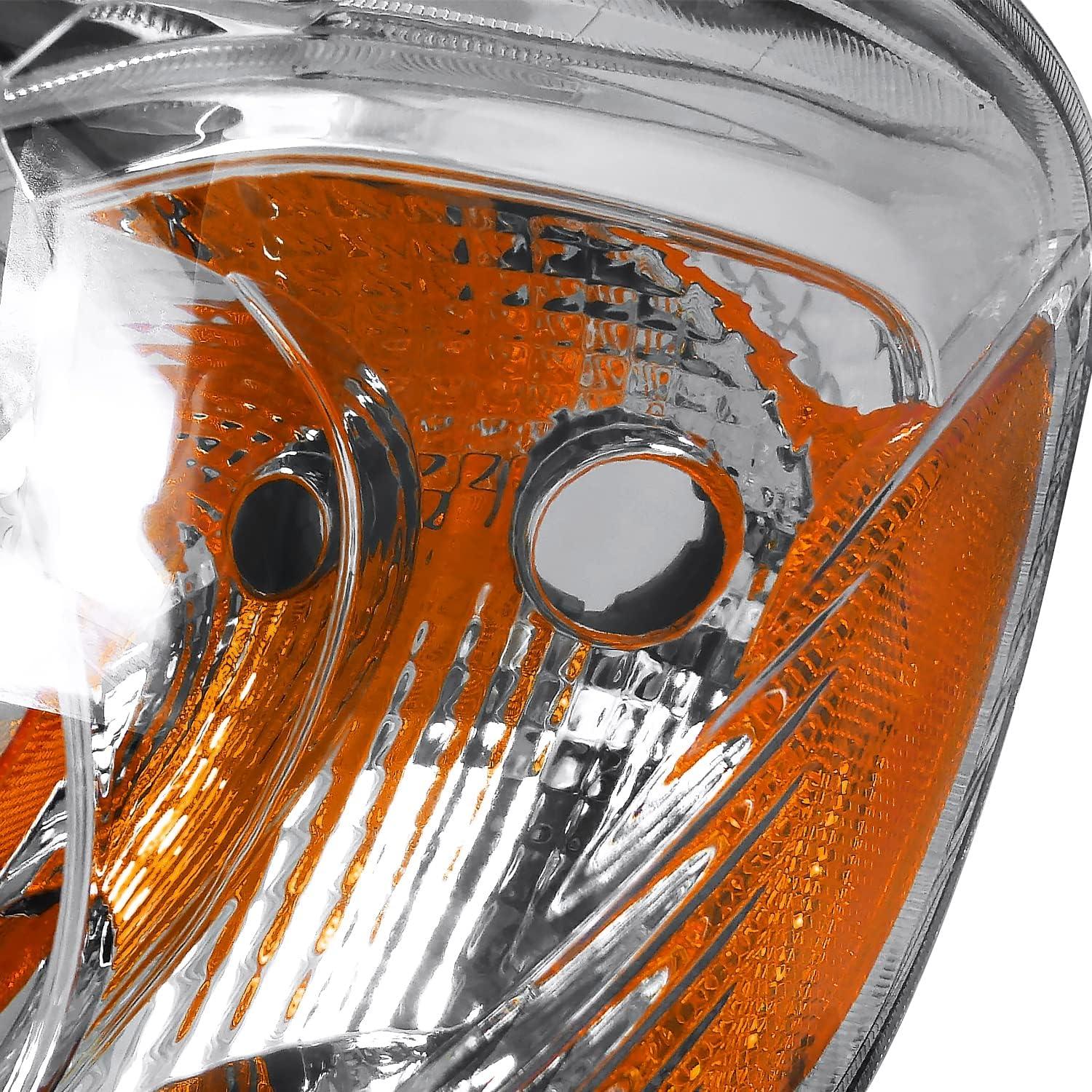 Faros de Lente Clara Spec-D Tuning para Toyota Corolla 2003-2008