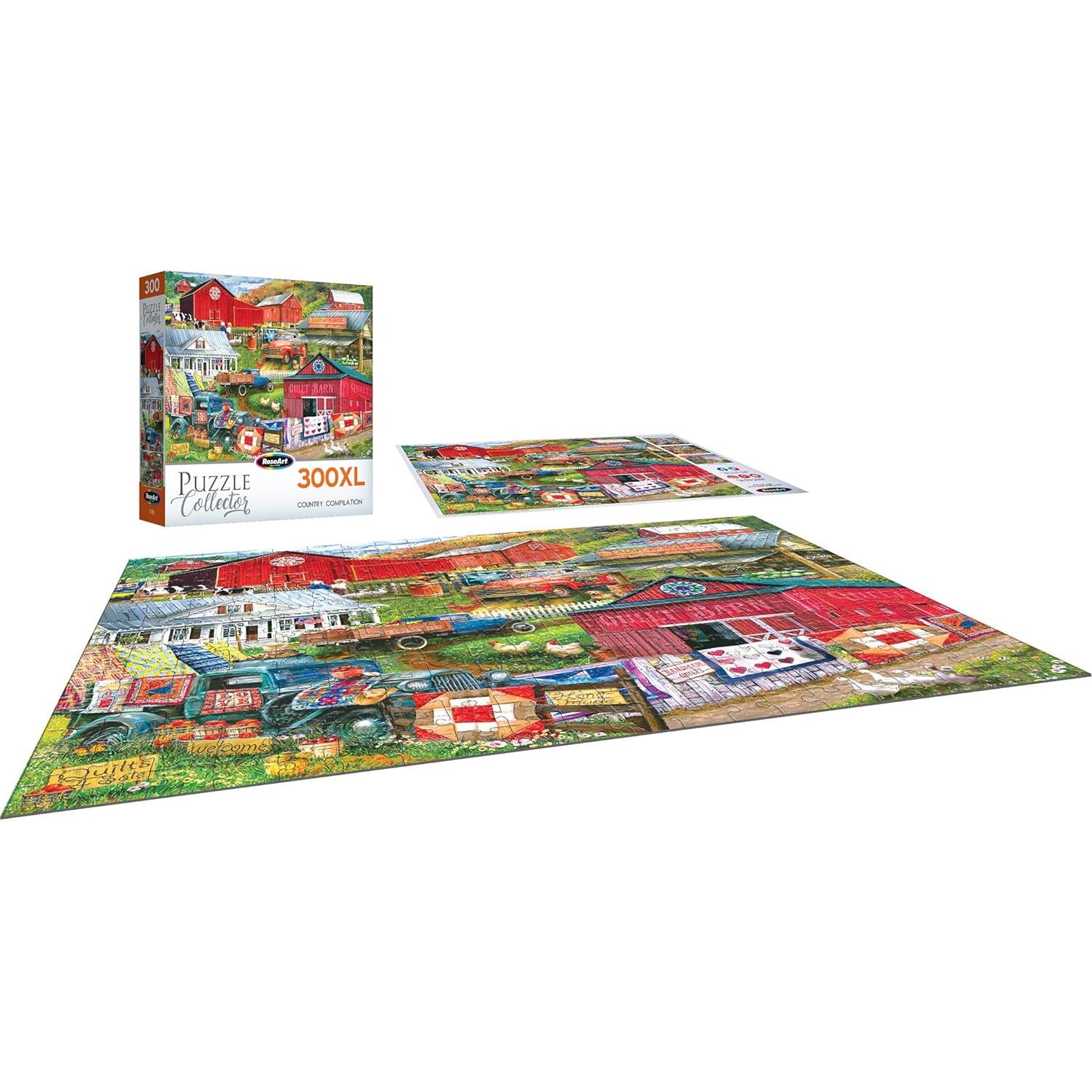 Rompecabezas RoseArt 300XL Compilación Campestre 45.72x60.96cm