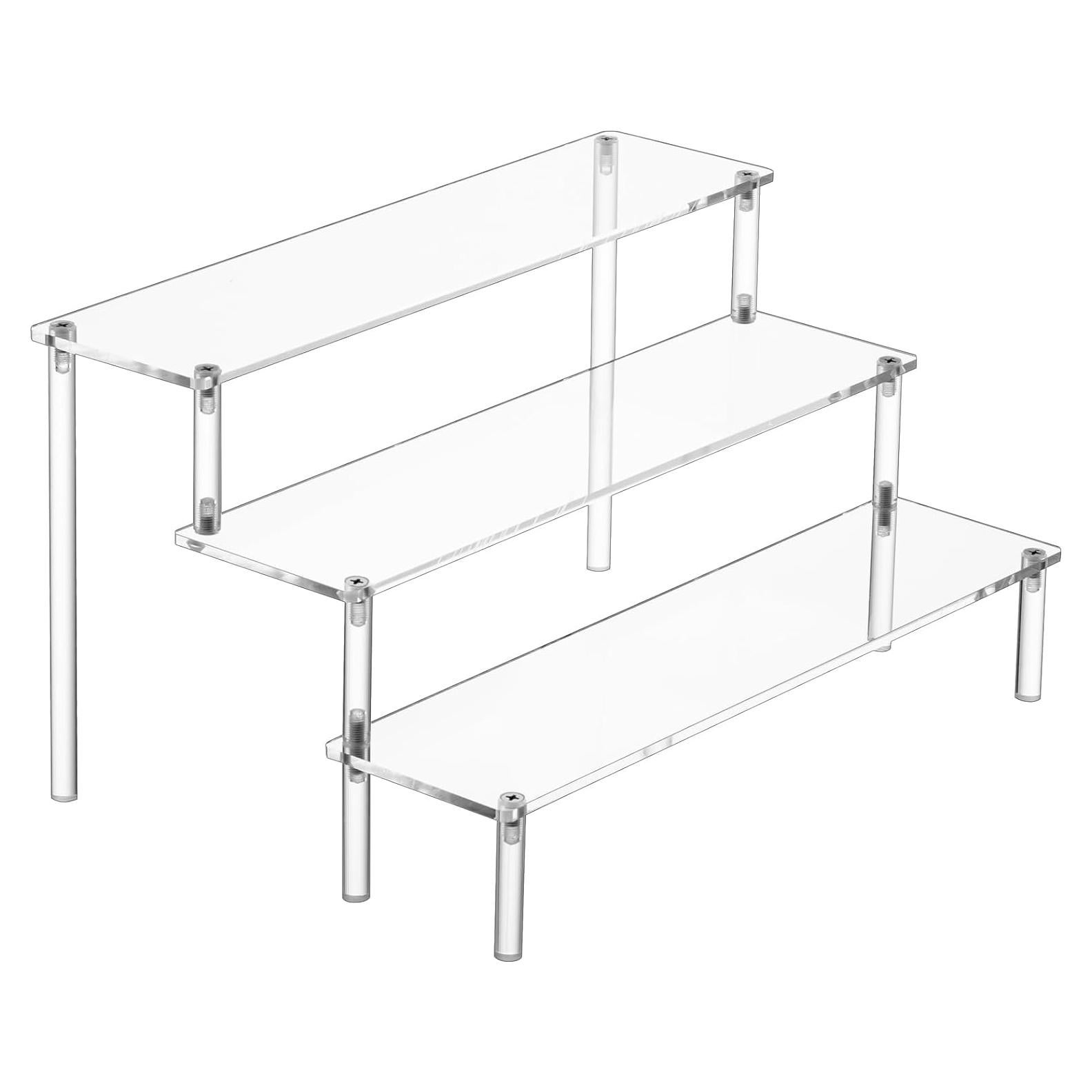 Soporte Acrílico 3 Niveles para Perfume y Postres - HENABLE