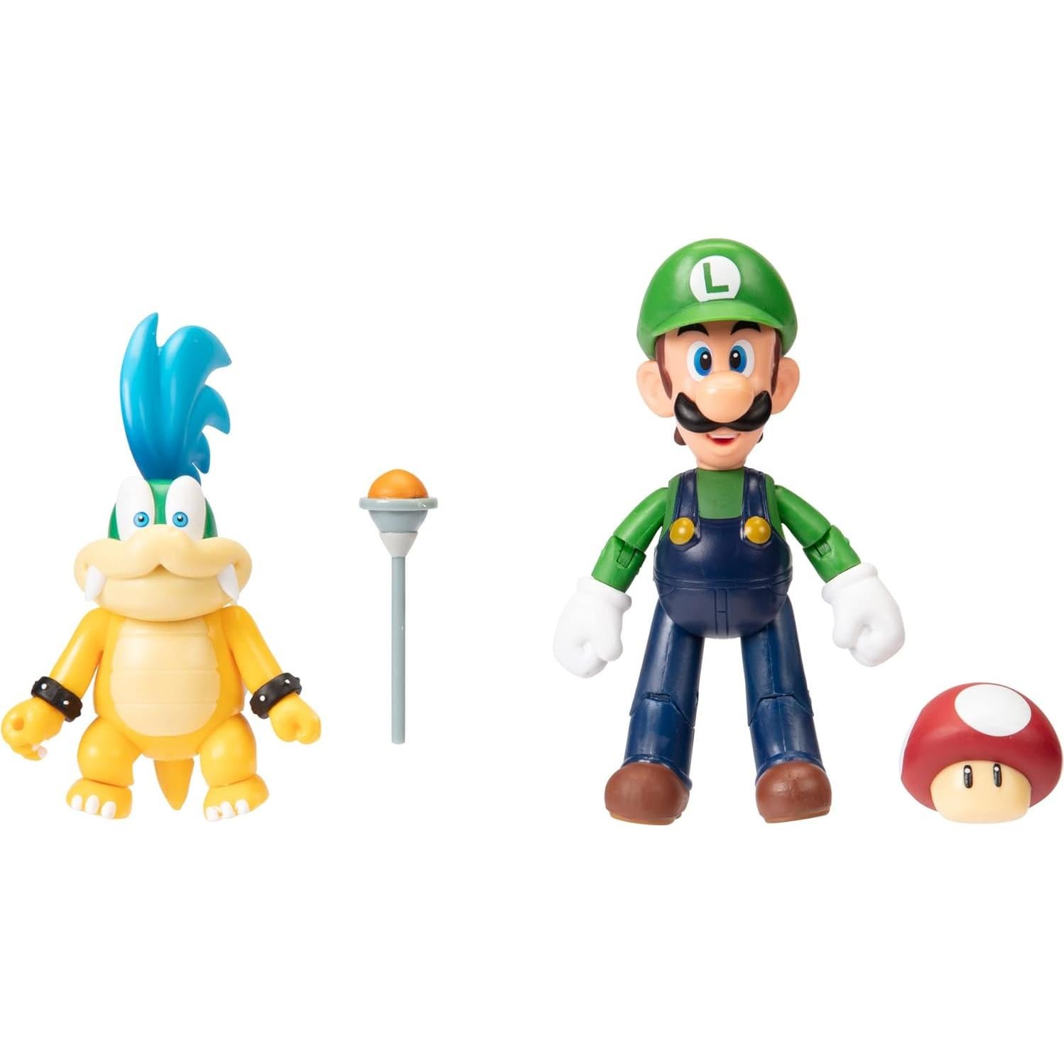 Figura de Acción Super Mario 2 Pack - Luigi y Larry Koopa