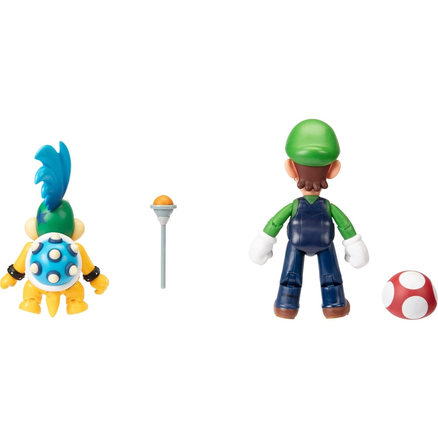 Figura de Acción Super Mario 2 Pack - Luigi y Larry Koopa