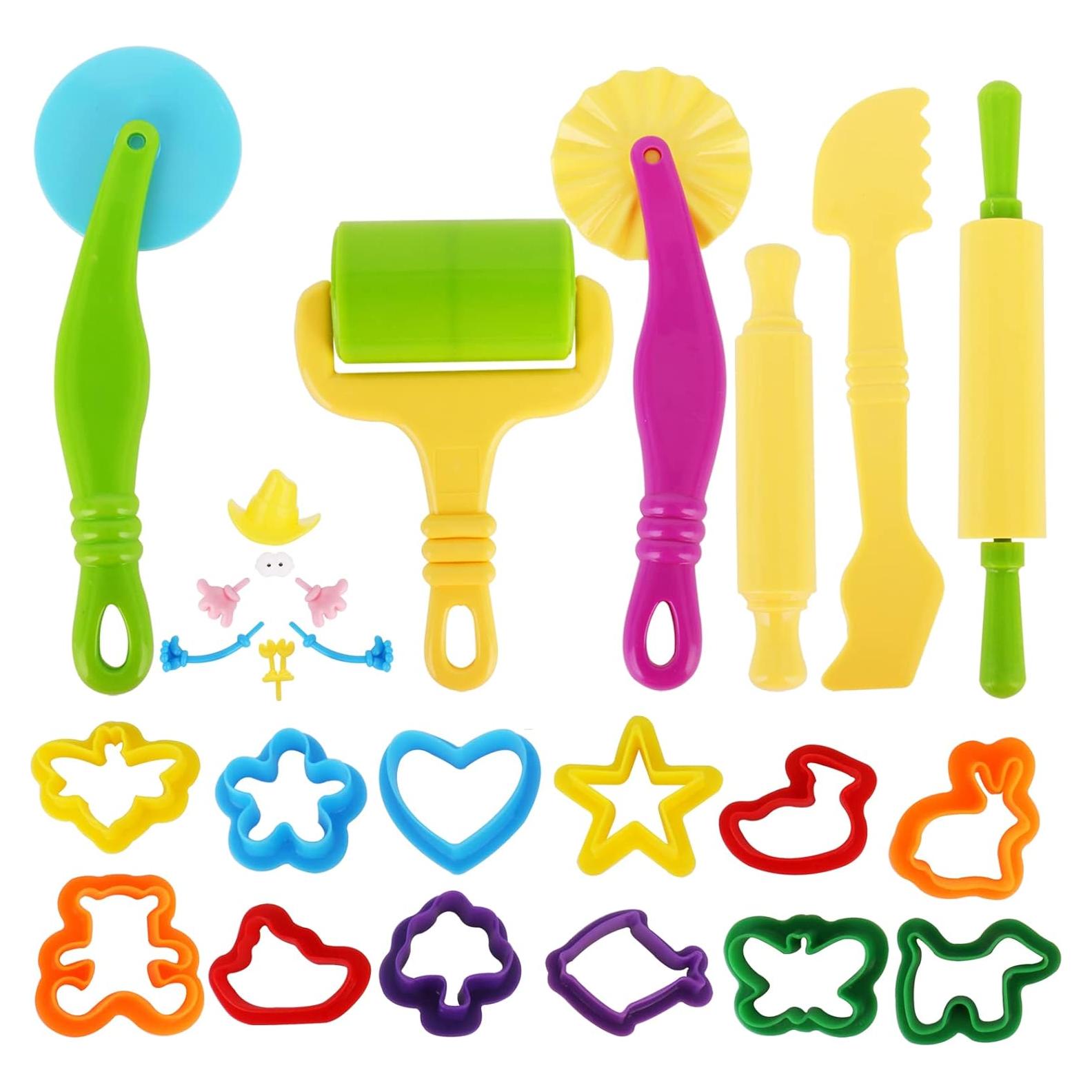 Juego de Herramientas de Plastilina Inxens 25 Piezas Creativas