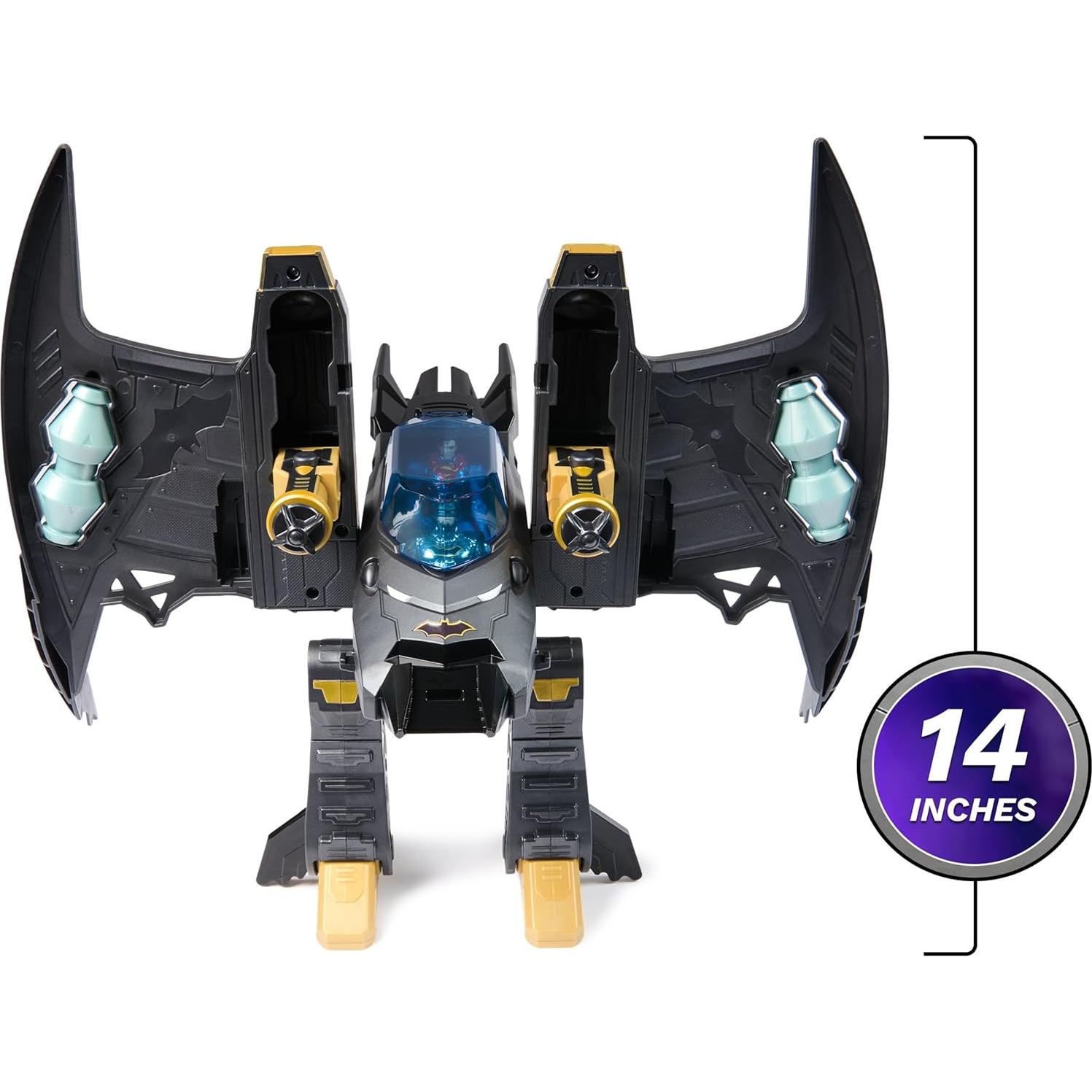 Batwing Transformable Metal Force Spin Master 2-en-1 Juguete